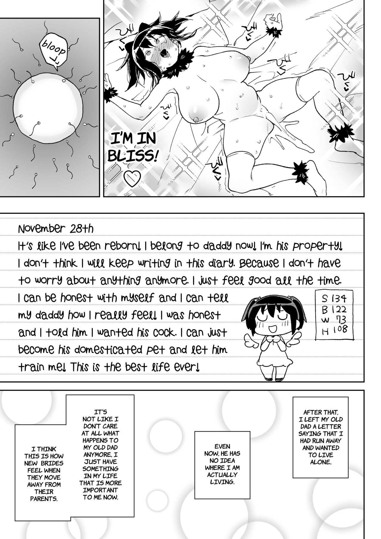 [Meshikutteneru. (Atage)]11-gatsu 28-nichi Atarashii Papa no Mono ni Narimashita. | November 28th: As of today, I belong to my new daddy![English] [The Unseelie Court] [Digital] Page 36