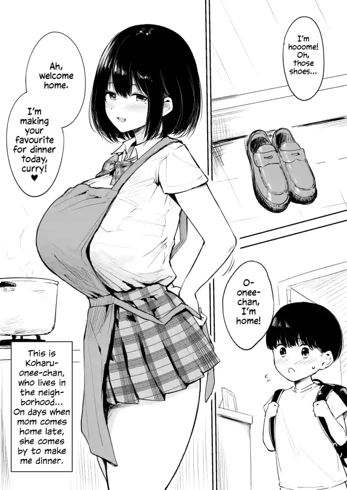 [Yue]Kinjo no Onee-chan to Orusu Ban | Home Alone with the Neighborhood Onee-chan[English] [Solas]
