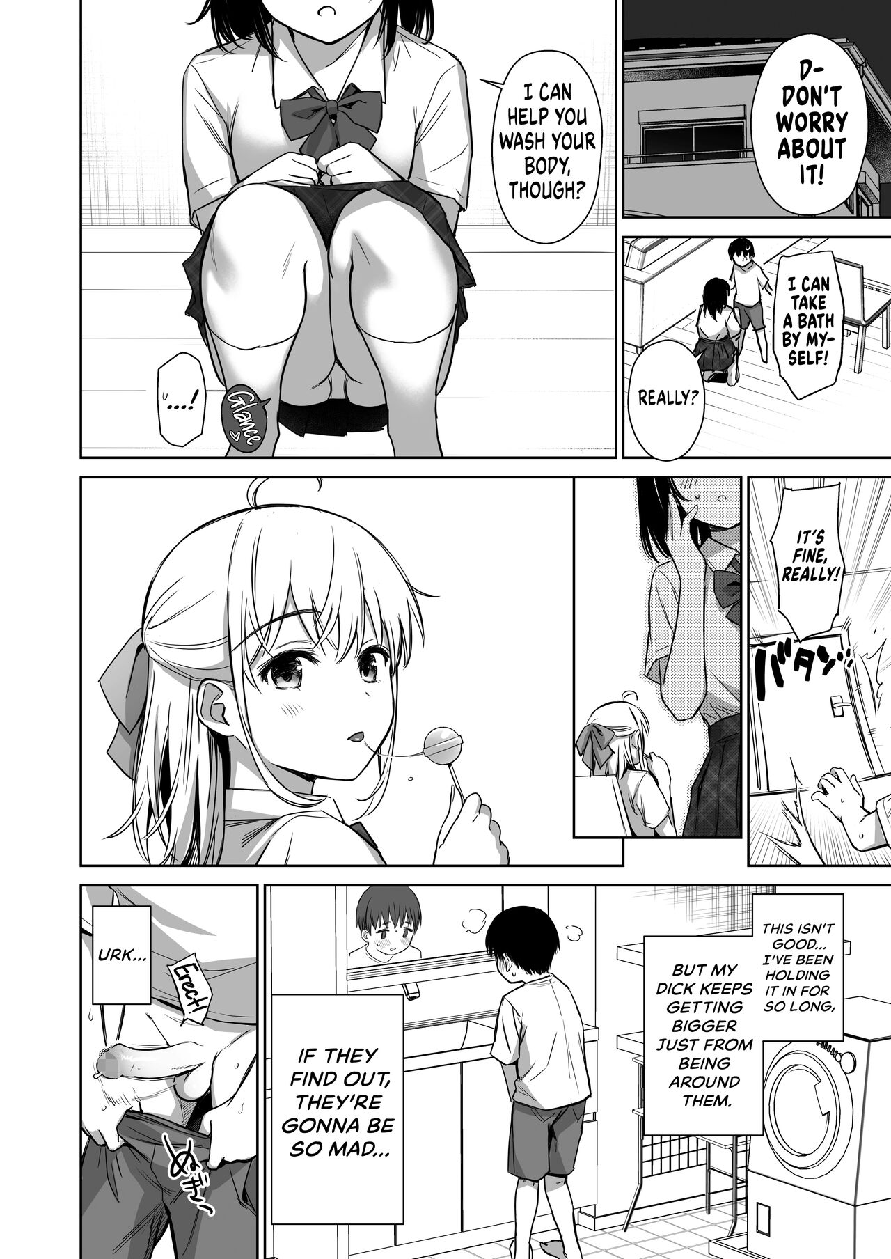 [Amakuchi Syoujo (Umakuchi Syouyu)]Naisho no Hajimete ~Suunenburi ni Atta Shinseki no Bijin JK Shimai ni Ecchi no Tehodoki Sarechaimasu~[English] {RedLantern} [Digital] Page 10