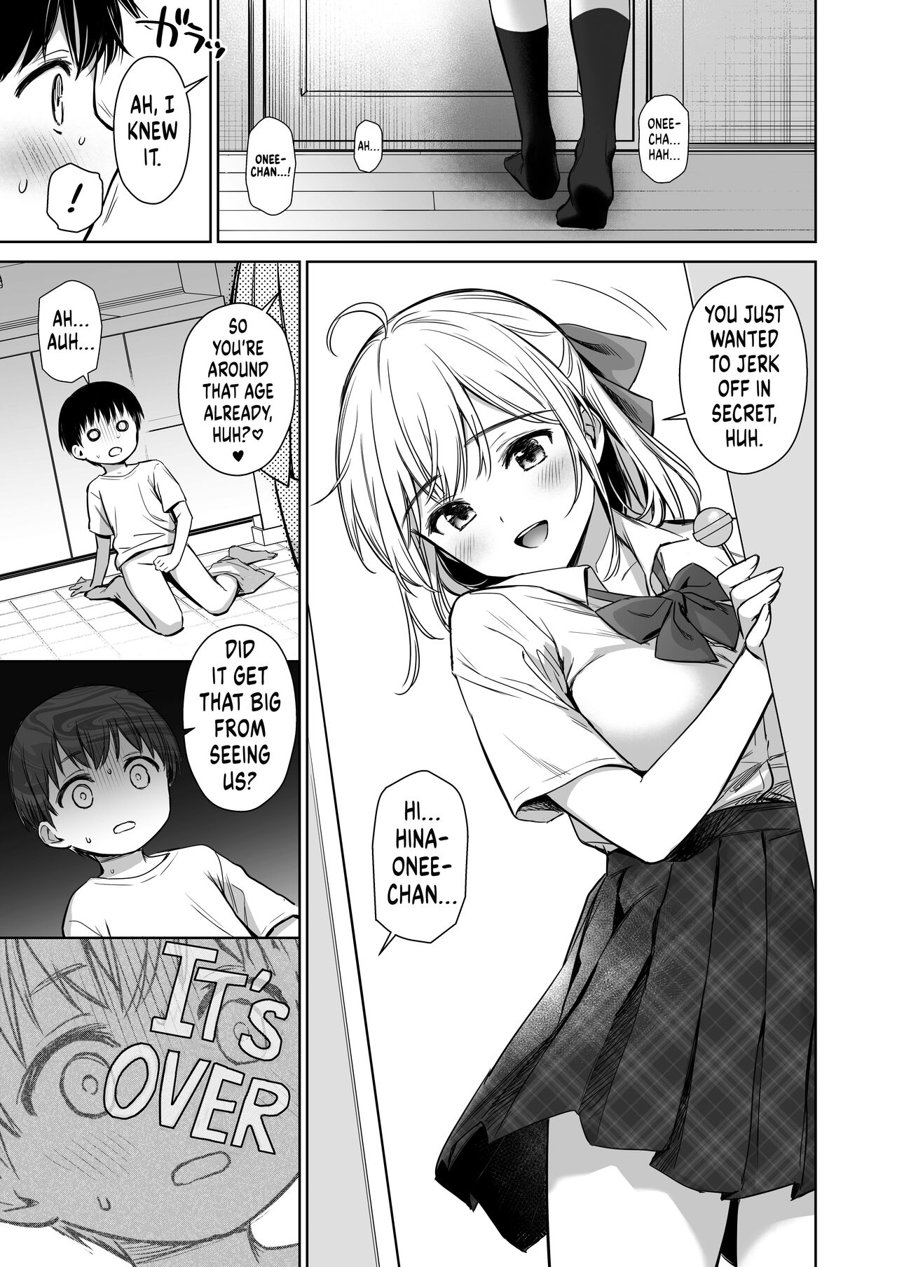 [Amakuchi Syoujo (Umakuchi Syouyu)]Naisho no Hajimete ~Suunenburi ni Atta Shinseki no Bijin JK Shimai ni Ecchi no Tehodoki Sarechaimasu~[English] {RedLantern} [Digital] Page 11