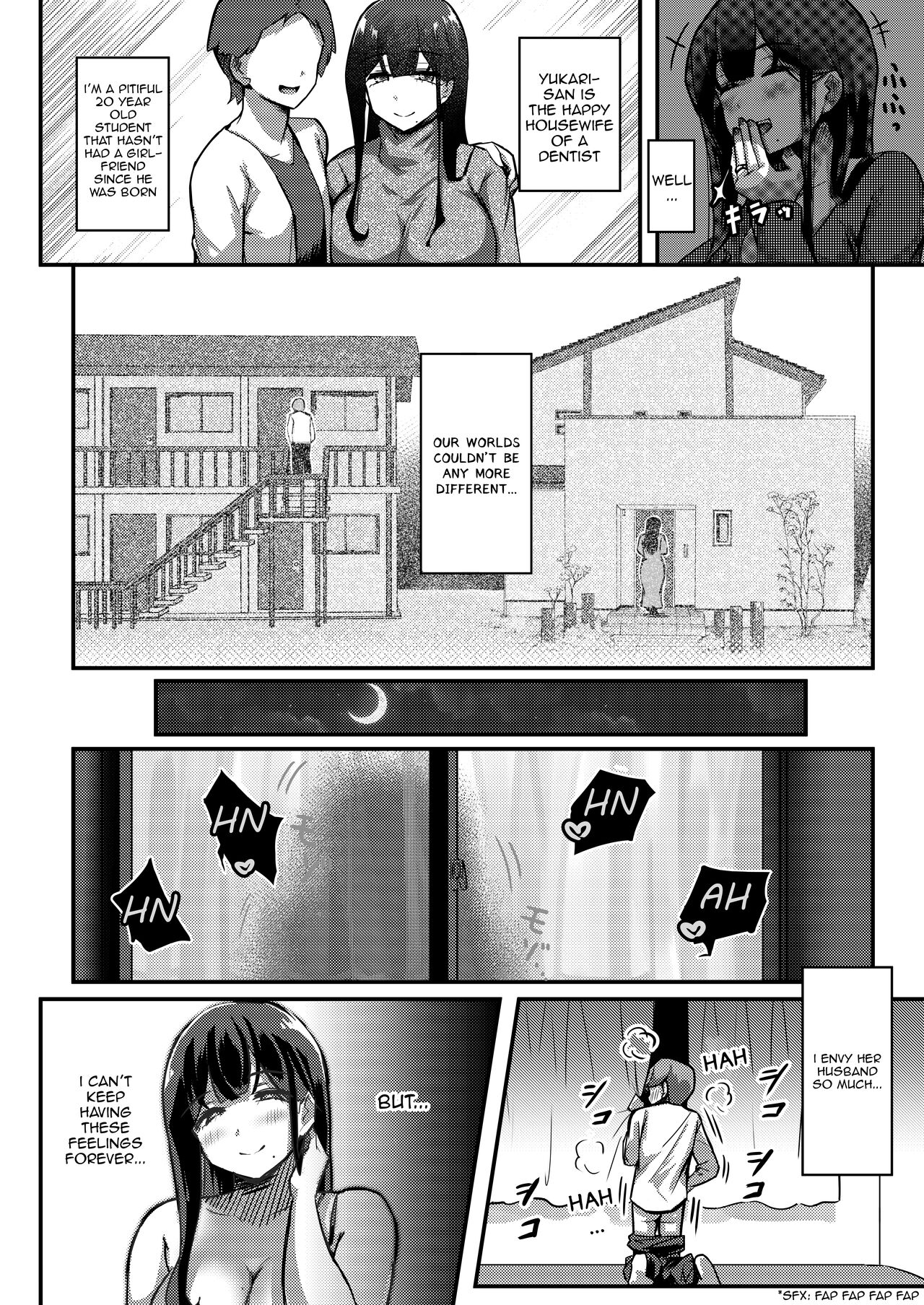 [Uniyaa (Ikinari Mojio)]Otonari-san no Muchimuchi Wakazuma to Matching Shichatta Hanashi | How I Matched With My Neighbor's Plump Wife[English] [ekiB] [Digital] Page 4