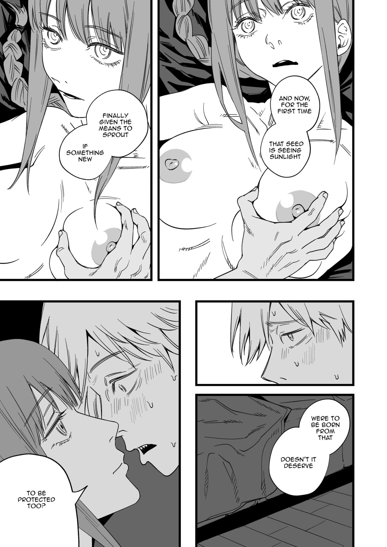 [Samurai Ninja GREENTEA]Shitsurakuen | Paradise Lost(Chainsaw Man) [English] {Doujins.com} Page 42
