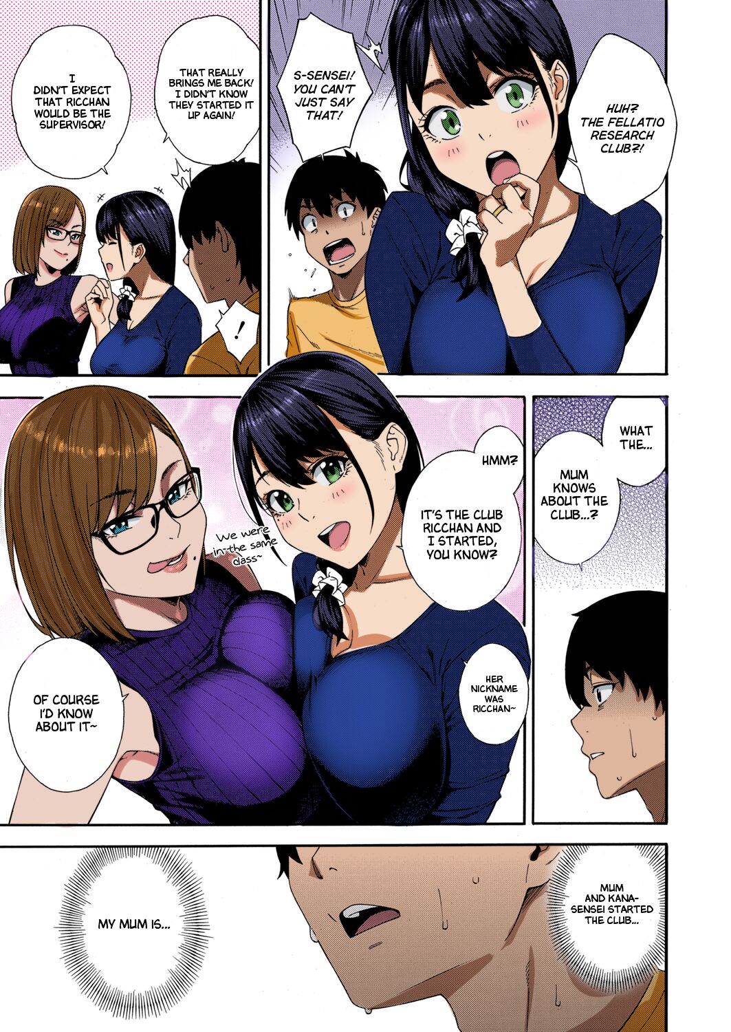 [Zonda]Fellatio Kenkyuubu Ch. 4(COMIC Mugen Tensei 2022-06) [English] [Cuddlebuns] [Colorized] [Decensored] [Digital] Page 11