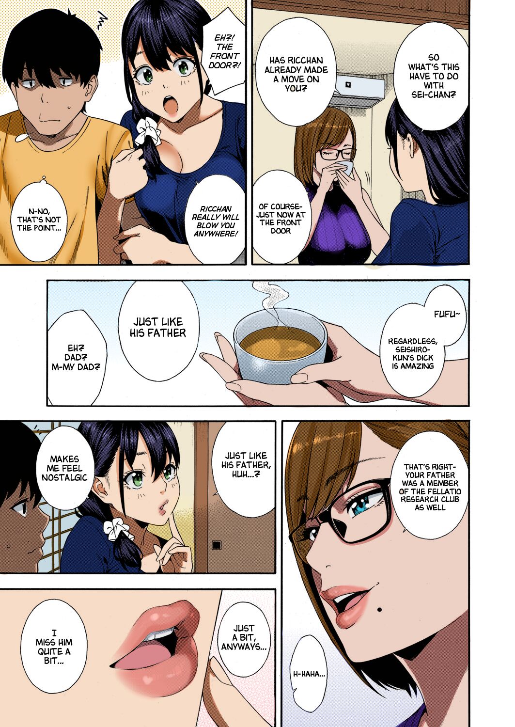 [Zonda]Fellatio Kenkyuubu Ch. 4(COMIC Mugen Tensei 2022-06) [English] [Cuddlebuns] [Colorized] [Decensored] [Digital] Page 13
