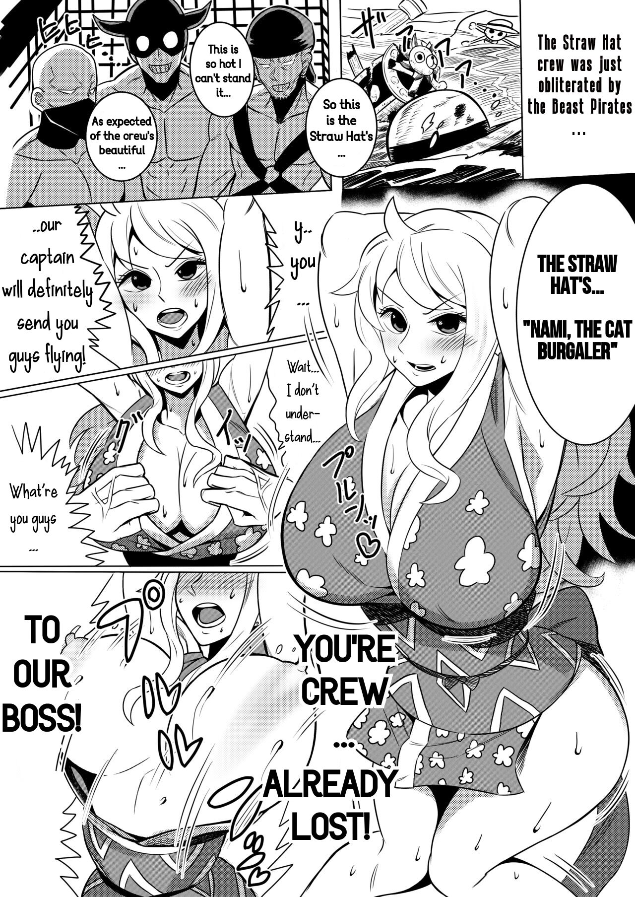 [Kame no Kotawashi (Imajin Kouji)]Haiboku no hate ni... | At the End of Defeat...(One Piece) [English] [biggiedickie] Page 4