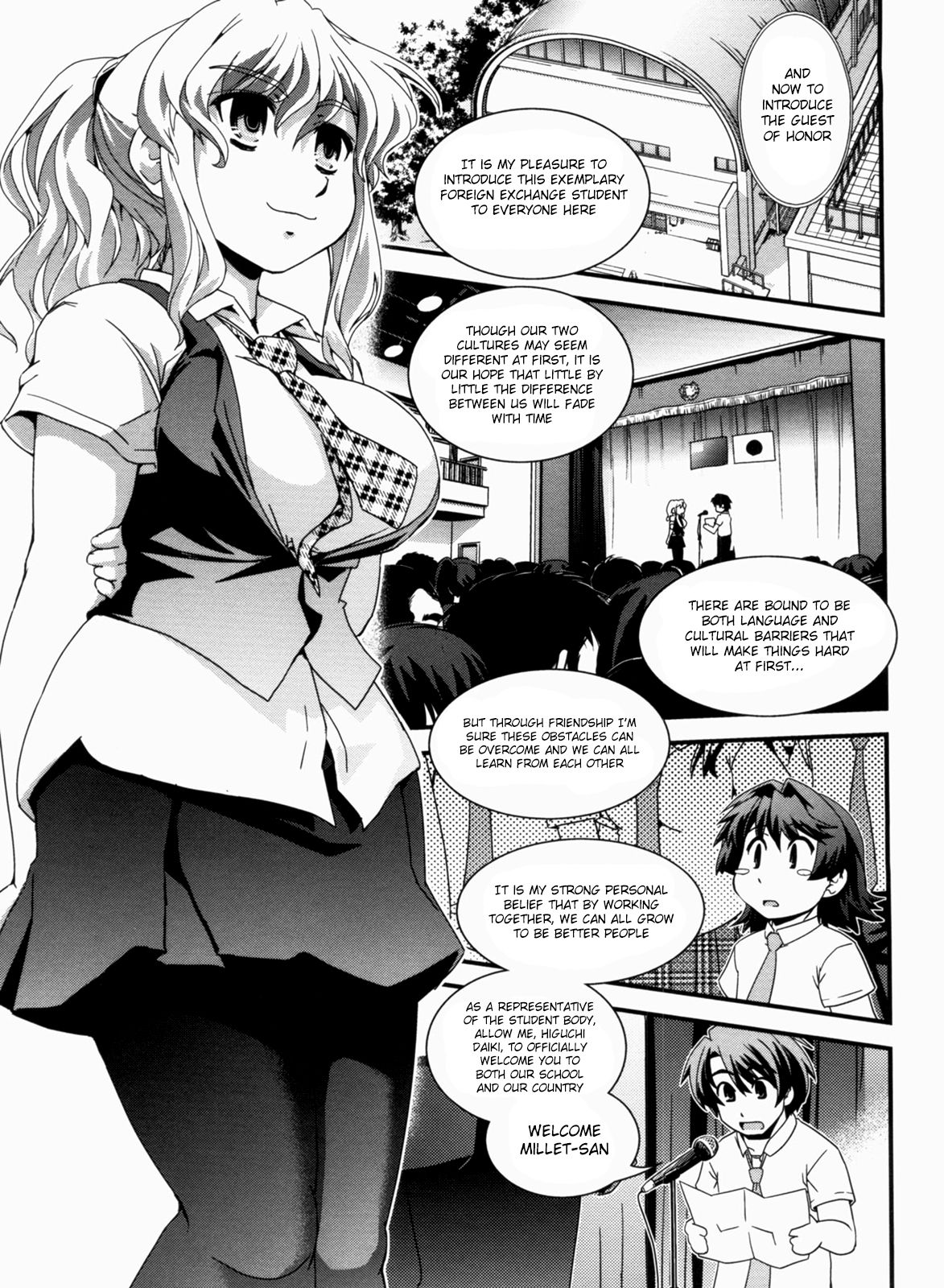 [Ikuya Daikokudou]Kinpatsu x Kyonyuu ni Henshin De | Transformed Into A Busty Blonde[English] [DMD] [Decensored] Page 123