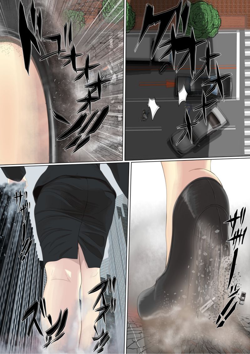 [Pakufa]Kyodai Musume Short Short Saito Shizue no Baai |  Giantess short story: Saito Shizue’s case[English] Page 9