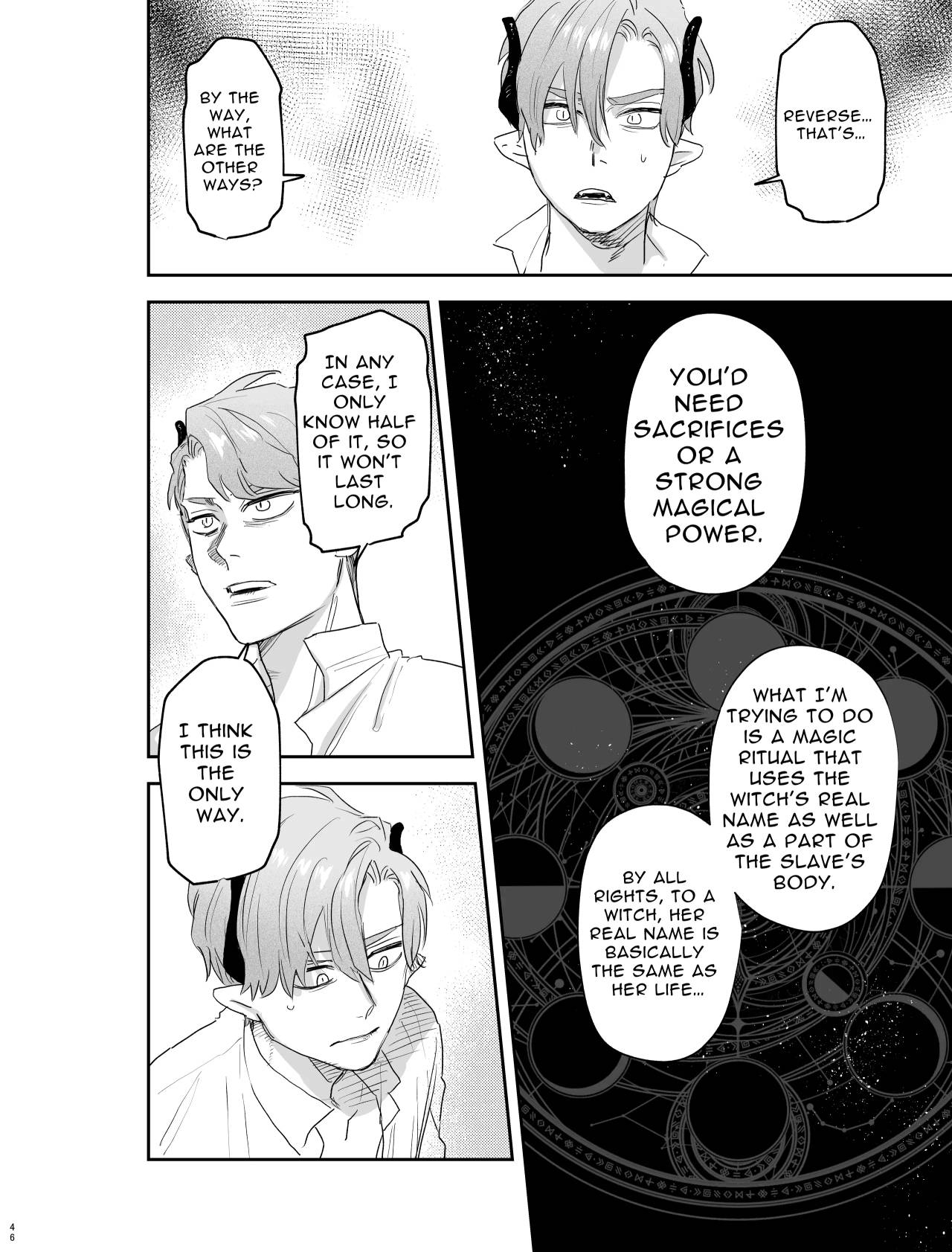 [Mauve (Oniben Katze)]dog eat dog era ~Iinazuke no Mahou Kishi to Saimin Jinmon~ | dog eat dog era ~Magic Knight Fiancé's Hypnotic Interrogation~[English] [Digital] Page 46