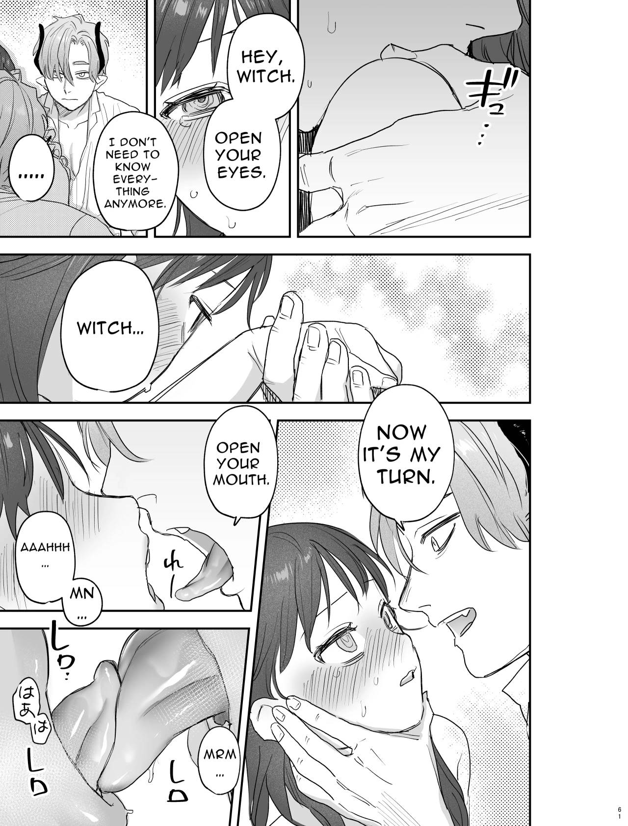 [Mauve (Oniben Katze)]dog eat dog era ~Iinazuke no Mahou Kishi to Saimin Jinmon~ | dog eat dog era ~Magic Knight Fiancé's Hypnotic Interrogation~[English] [Digital] Page 61