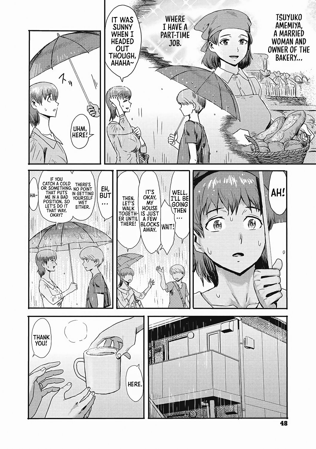 [Kuroiwa Menou]Nureta Machikado | The Wet Corner of the Road(Urezuma Geshuku Doutei Kui) [English] [Sonarin迫] [Digital] Page 2