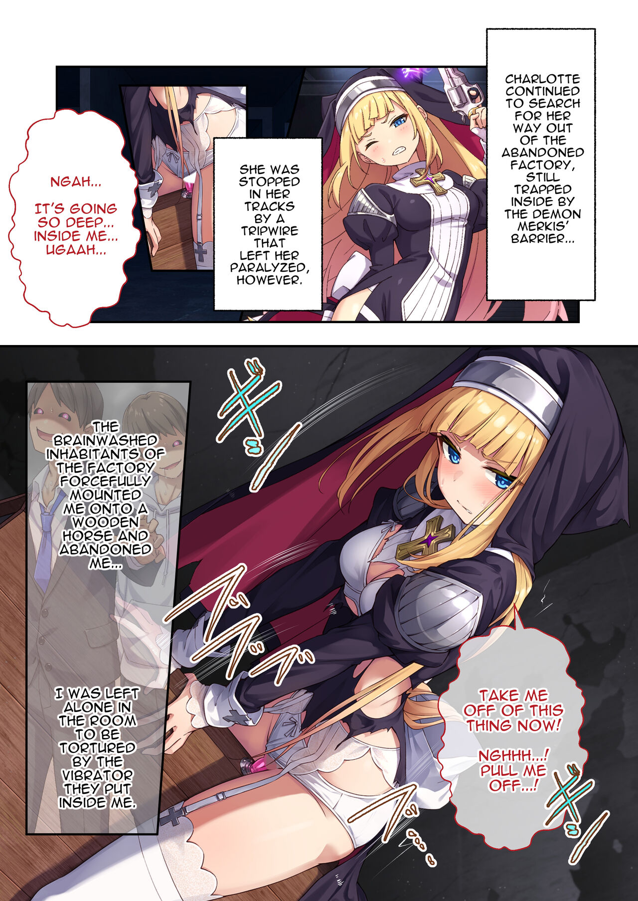 [Drops! (Otona no SEXY Ehon)]Sister Charlotte the Exorcist ~Bodily Beast Purification[English] Page 34