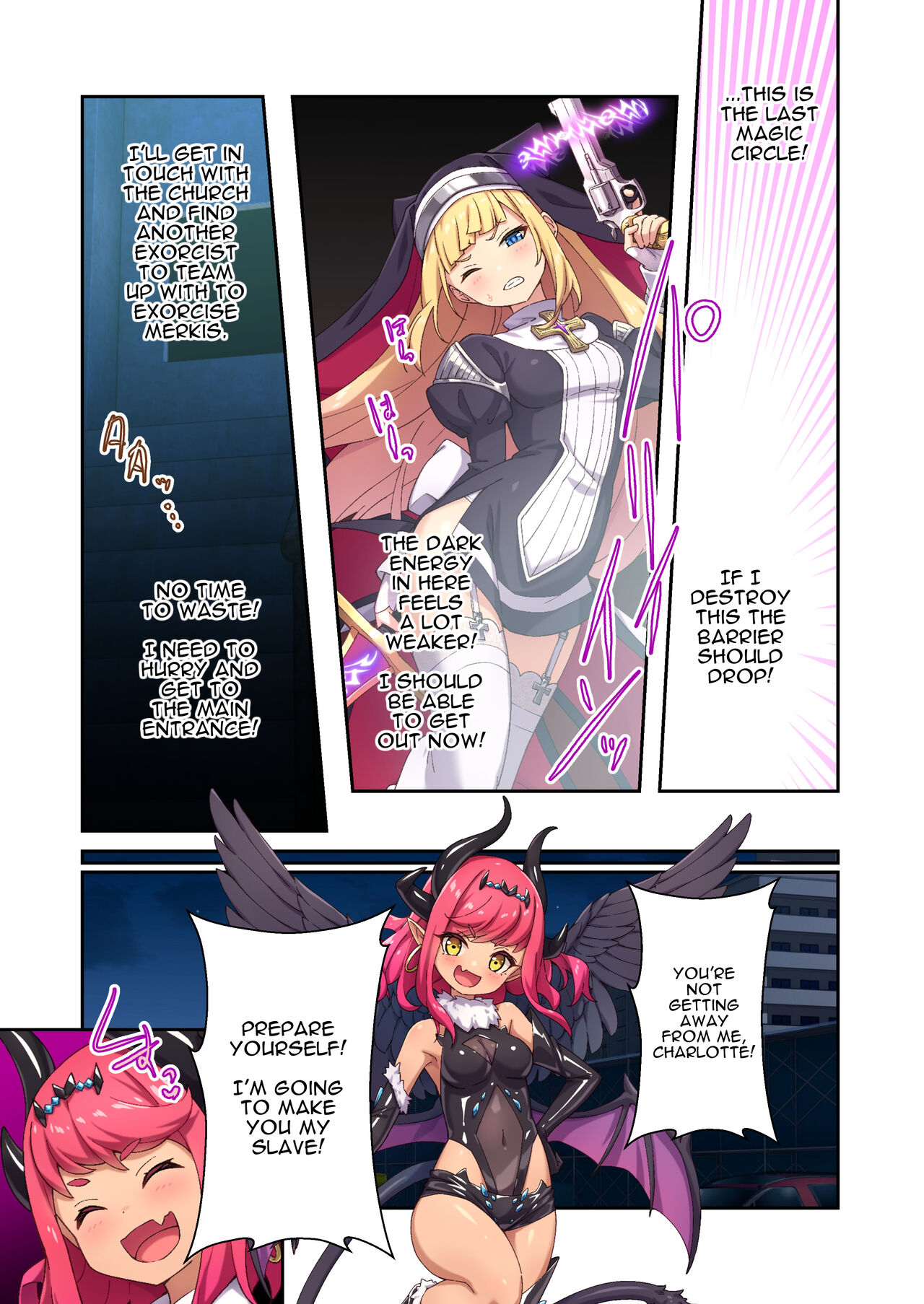 [Drops! (Otona no SEXY Ehon)]Sister Charlotte the Exorcist ~Bodily Beast Purification[English] Page 38