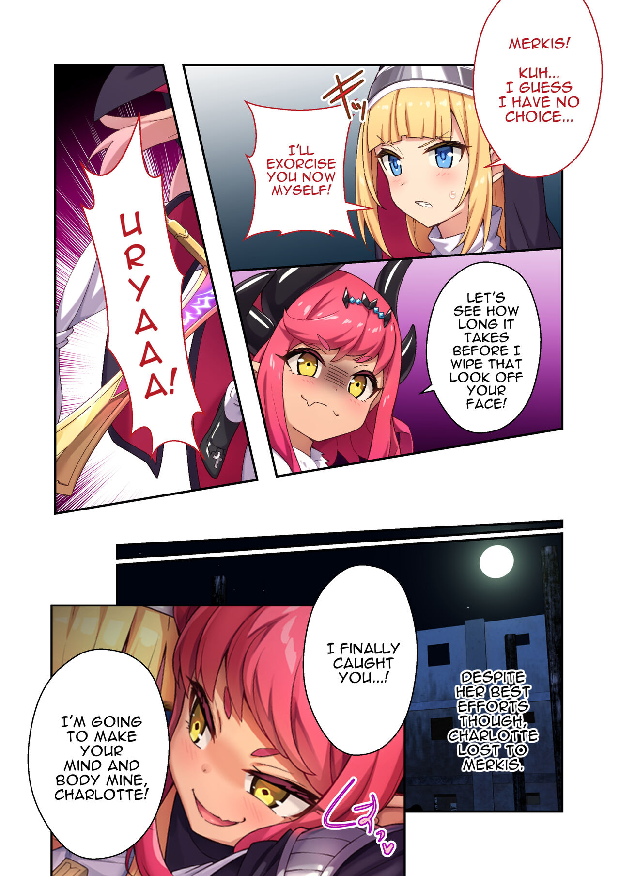 [Drops! (Otona no SEXY Ehon)]Sister Charlotte the Exorcist ~Bodily Beast Purification[English] Page 39