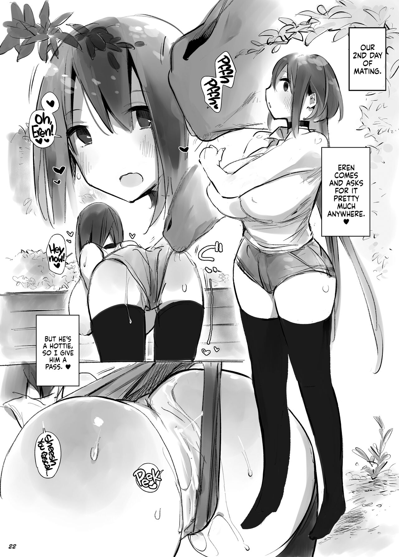[ANIMAL SERVICE (haison)]Ouma to Ichaicha Tanetsuke Koubi vol. 1 | Lovey-Dovey Mating With My Dear Horse Vol. 1[English] [Learn JP with H + Tim] [Digital] Page 21