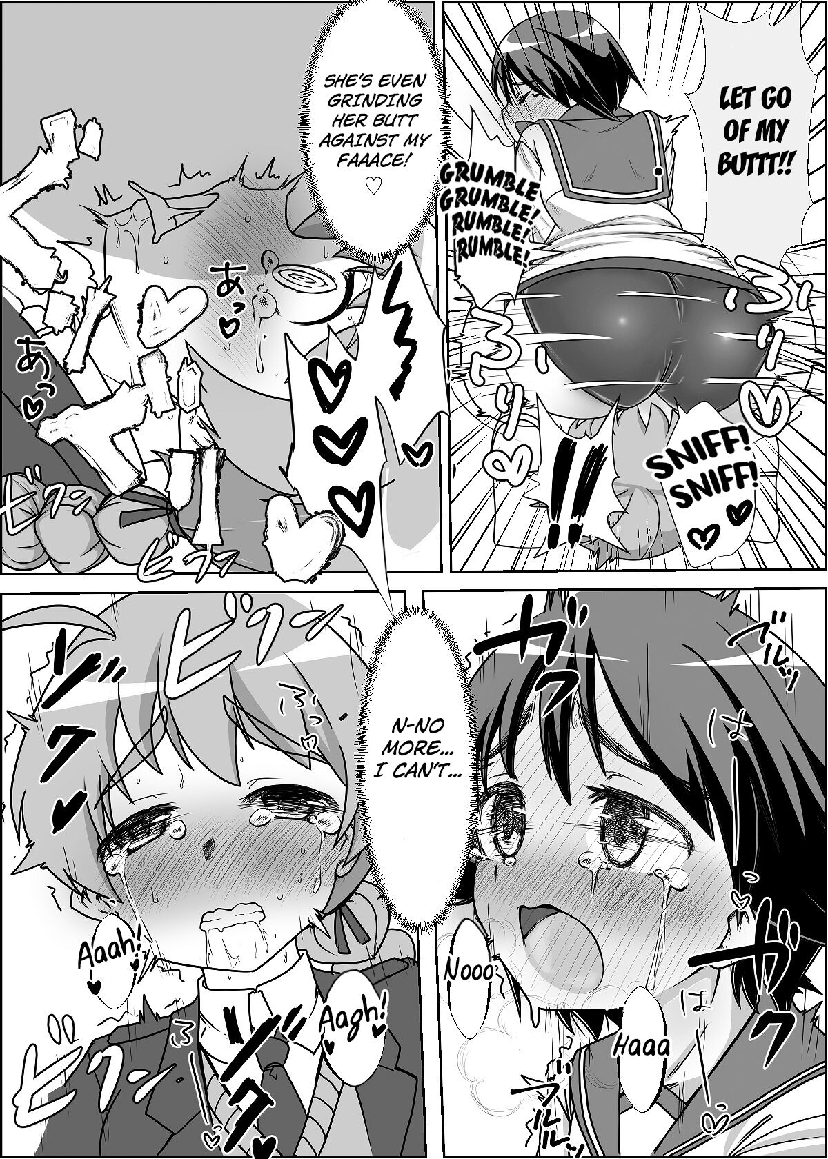 [kaibutsu wo Koeta Kaibutsu]Sutopan Manga 1(witches panties manga 1) [English] [Kuraudo] Page 16