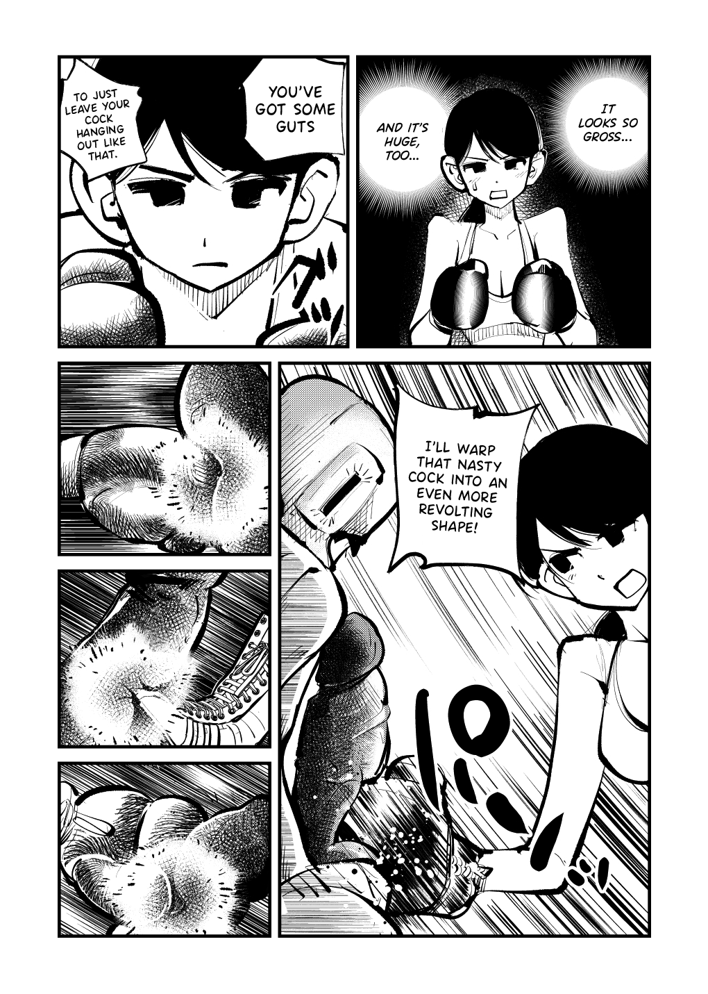 [Pecan (Makunouchi)]Kick Bokoching | Dick Boxing[English] [Hennojin] [Decensored] Page 15