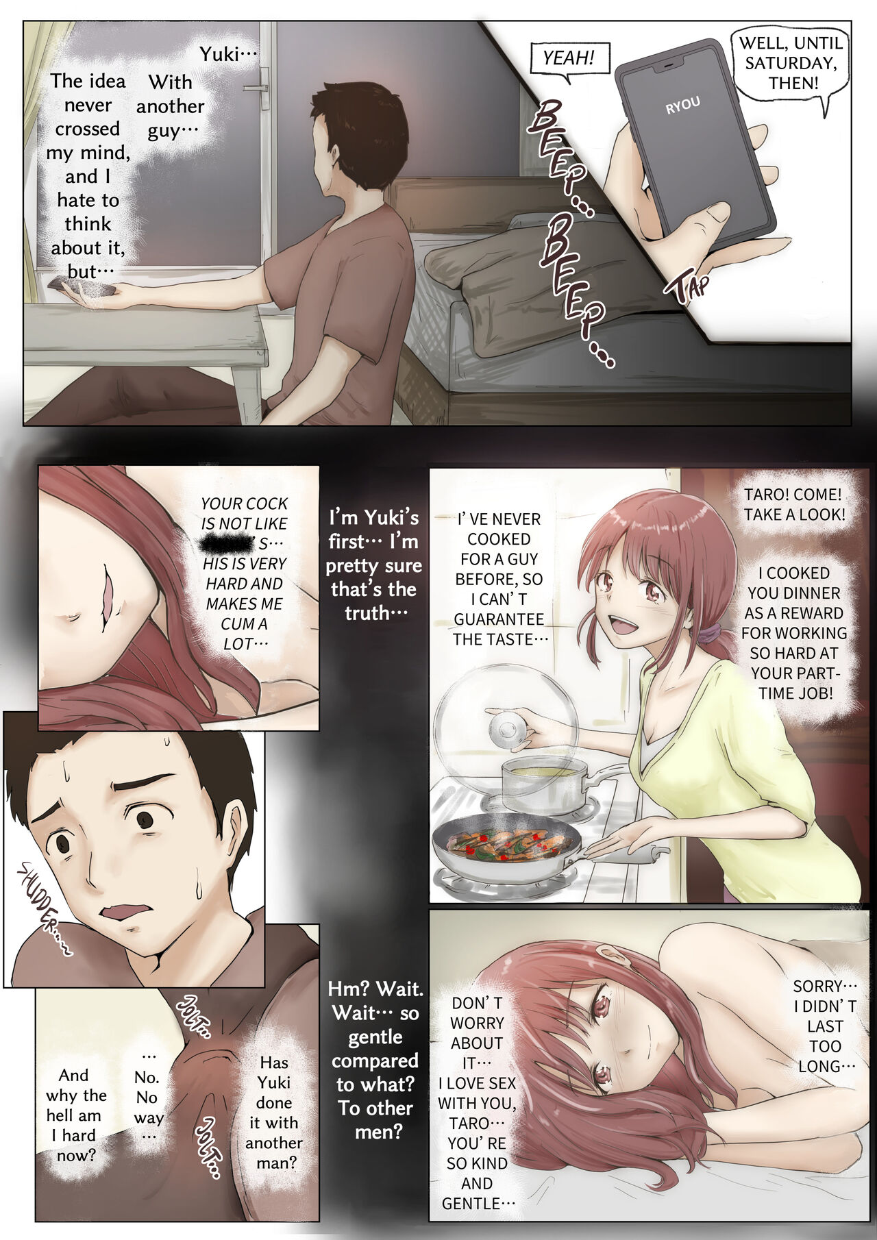 [Takotokite]Honto no Kanojo 1 -Ore no Kanojo ga Hoka no Otoko ni Dakareteta nante Shinjinai- | The Real Girlfriend 1 -I Can't Believe Another Man Had My Girlfriend-[English] Page 35