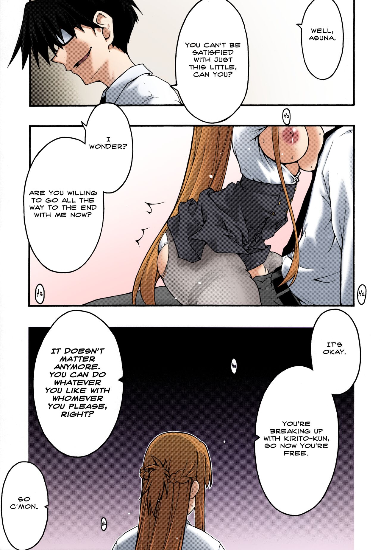[sandglass (Uyuu Atsuno)]ochiru -asuna2-(Sword Art Online) [English] [Brolen] [Colorized] Page 38