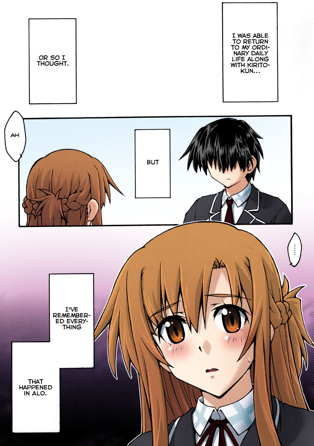 [sandglass (Uyuu Atsuno)]ochiru -asuna2-(Sword Art Online) [English] [Brolen] [Colorized] Page 6