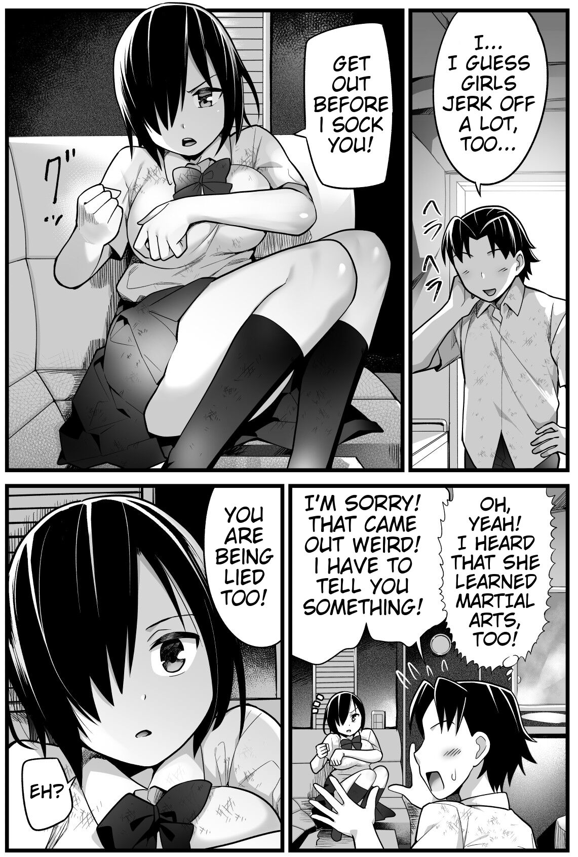 [OTOREKO (Toilet Komoru)]Mujintou JK! Choroi yo Yoshimura-san! Volume. 2[English] [biggiedickie] [Digital] Page 14