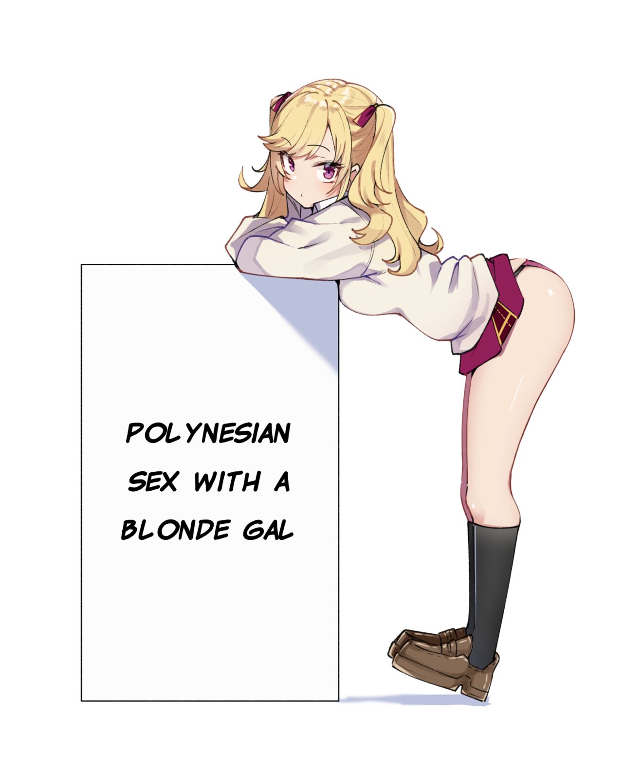 [MM]Kinpatsu Girl to Polynesian Sex | Polynesian Sex with a Blonde Gal(Takamiya Rion) [English] Page 1
