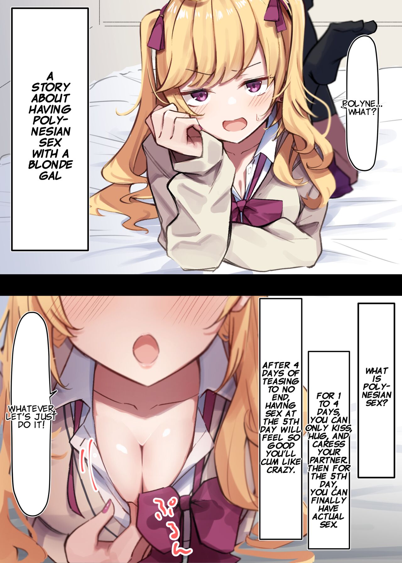 [MM]Kinpatsu Girl to Polynesian Sex | Polynesian Sex with a Blonde Gal(Takamiya Rion) [English] Page 2