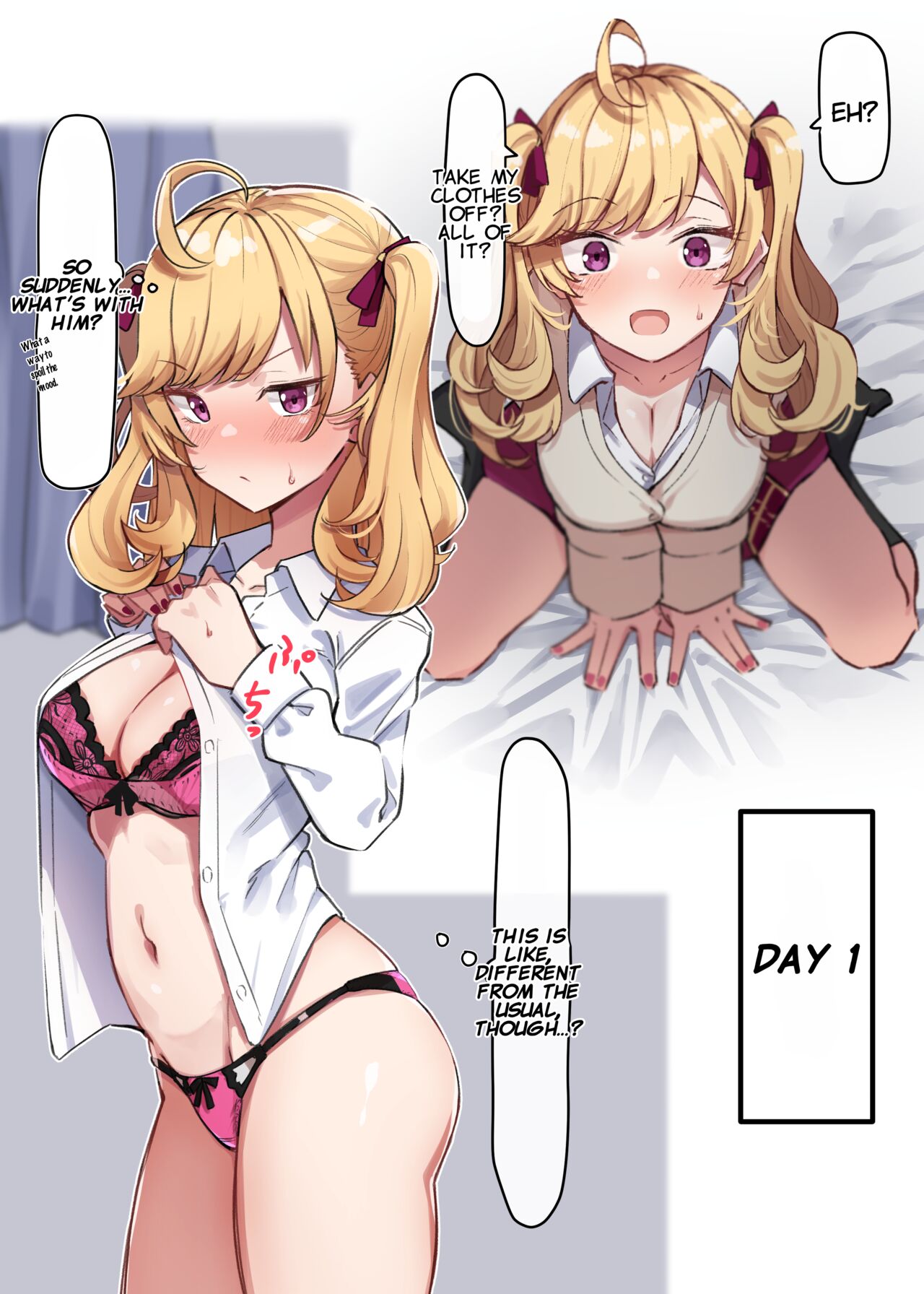 [MM]Kinpatsu Girl to Polynesian Sex | Polynesian Sex with a Blonde Gal(Takamiya Rion) [English] Page 4