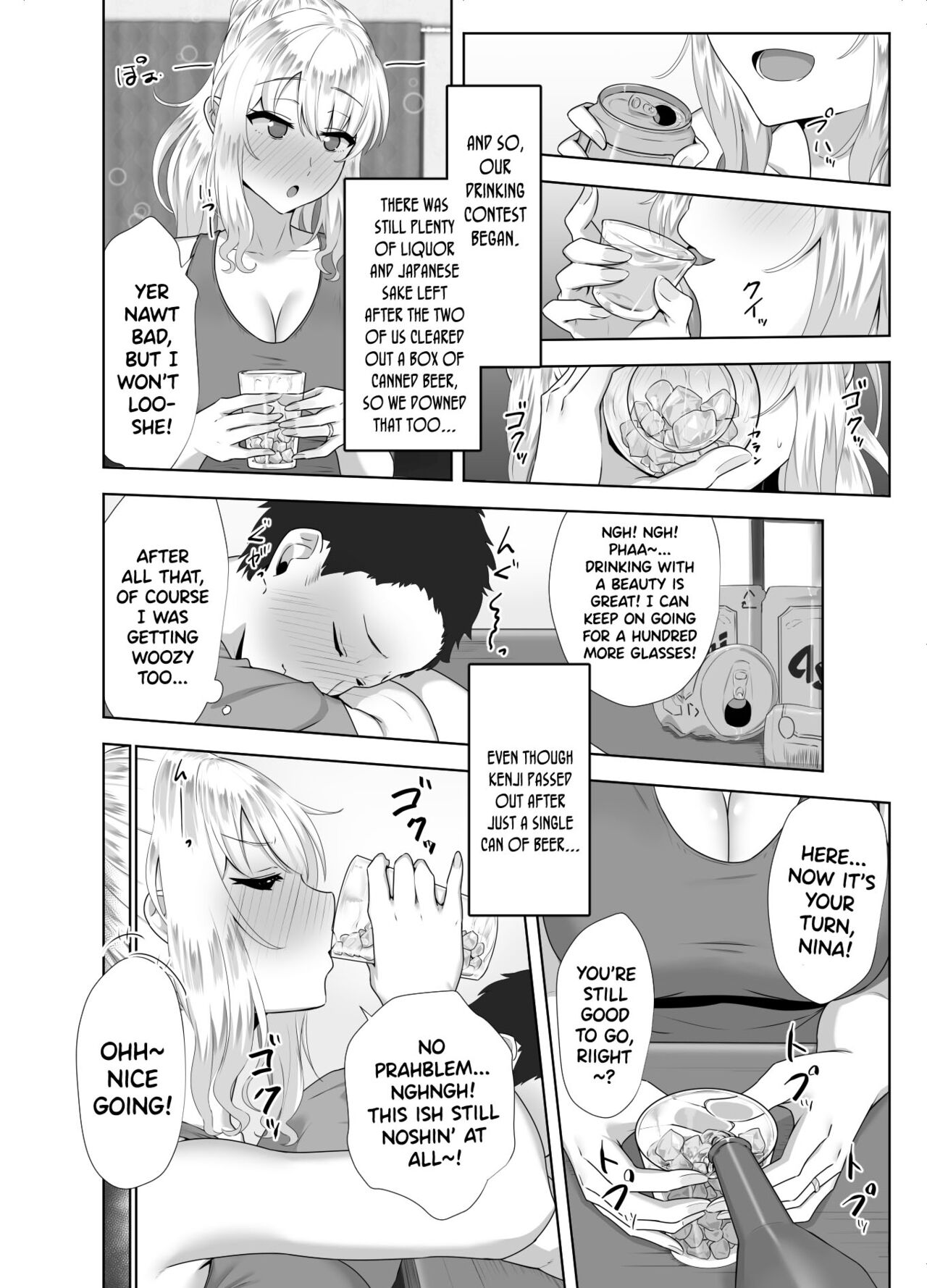 [Mocchimochiya (caruta)]Russia-jin ga Osake de Nihonjin ni Makeru Wakenai Deshou? | There's No Way a Russian Could Lose to a Japanese Person In Drinking, Right?[English] {Doujins.com} Page 7