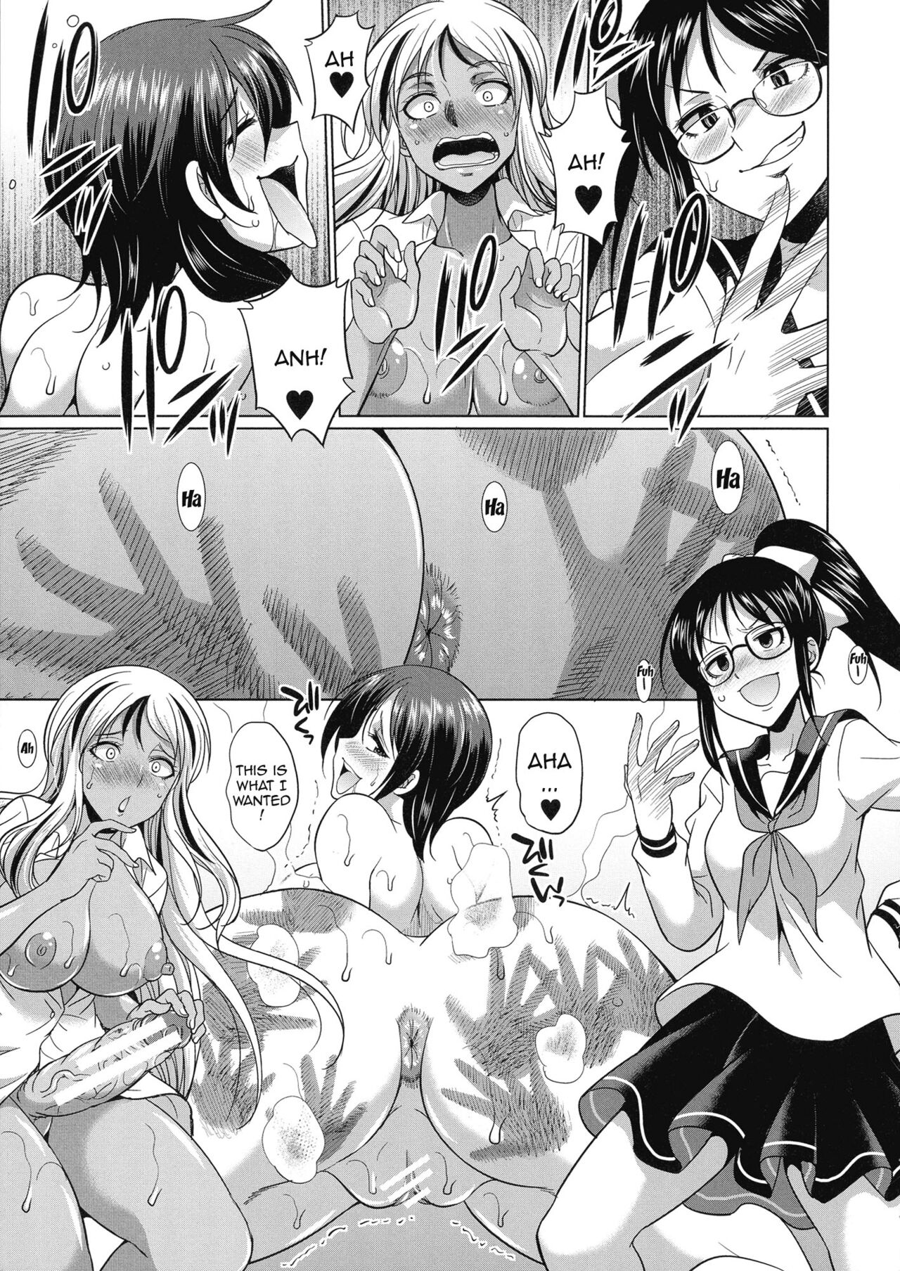 [Gekka Kaguya]Futanari Gal VS Bitch Shimai | Futanari Gal vs Bitch Sisters Ch. 1-4[English] {Doujins.com} [Digital] Page 84
