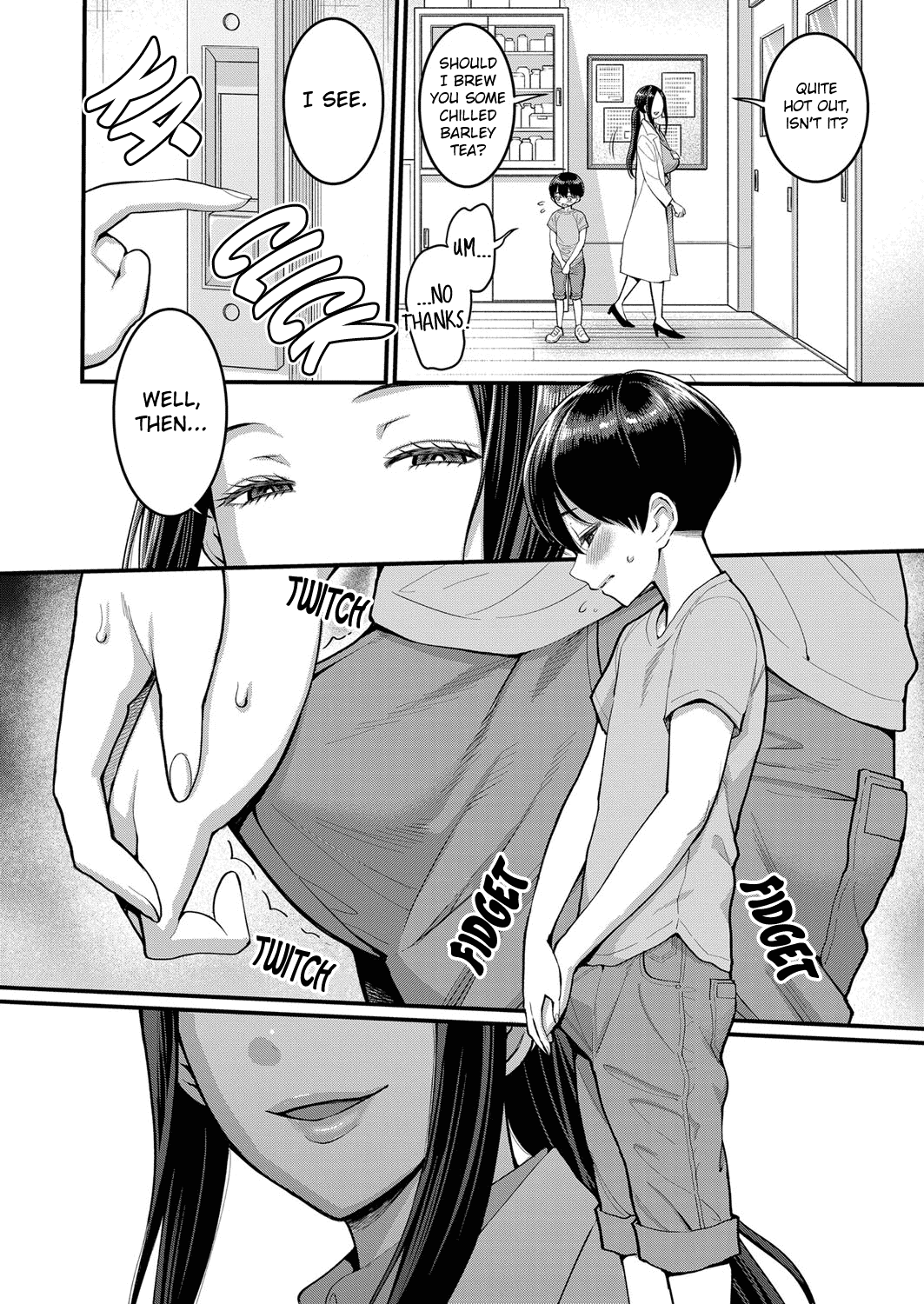 [Agata]Shiori Sensei wa Ochinchin no Sodateya-san | Shiori-Sensei, The Nurturing Nurse(COMIC Shingeki 2022-07) [English] [Digital] Page 2