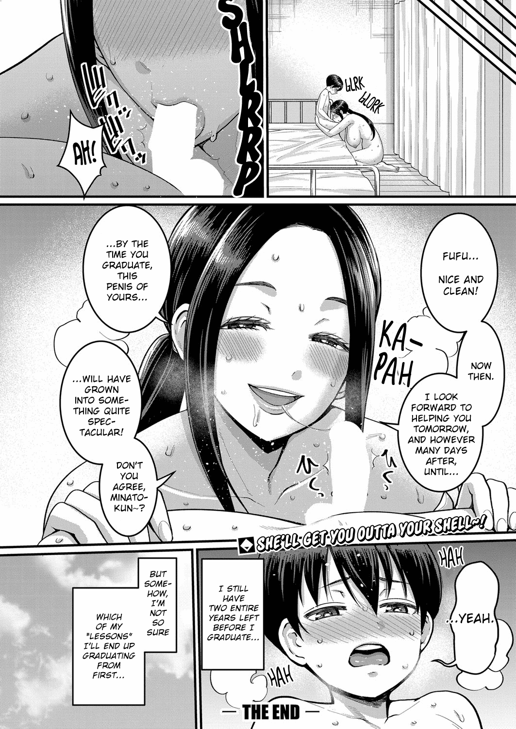[Agata]Shiori Sensei wa Ochinchin no Sodateya-san | Shiori-Sensei, The Nurturing Nurse(COMIC Shingeki 2022-07) [English] [Digital] Page 22