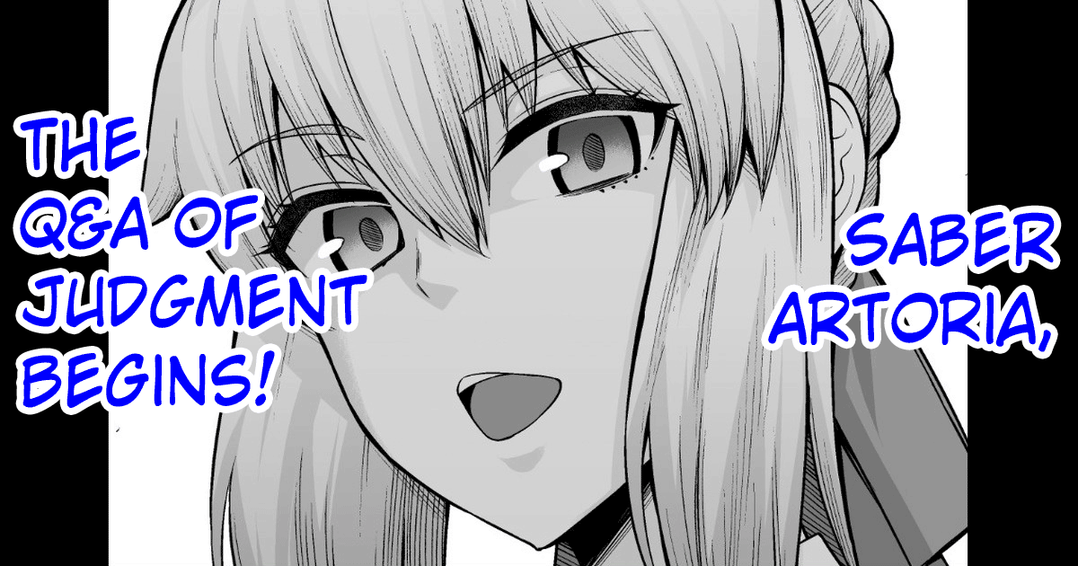 [Ankoman]Artoria (Saber), Seihai Mondou Futatabi | Saber Artoria, The Q&A of Judgement Begins!(Fate/Grand Order) [English] [hardcase8translates] Page 1