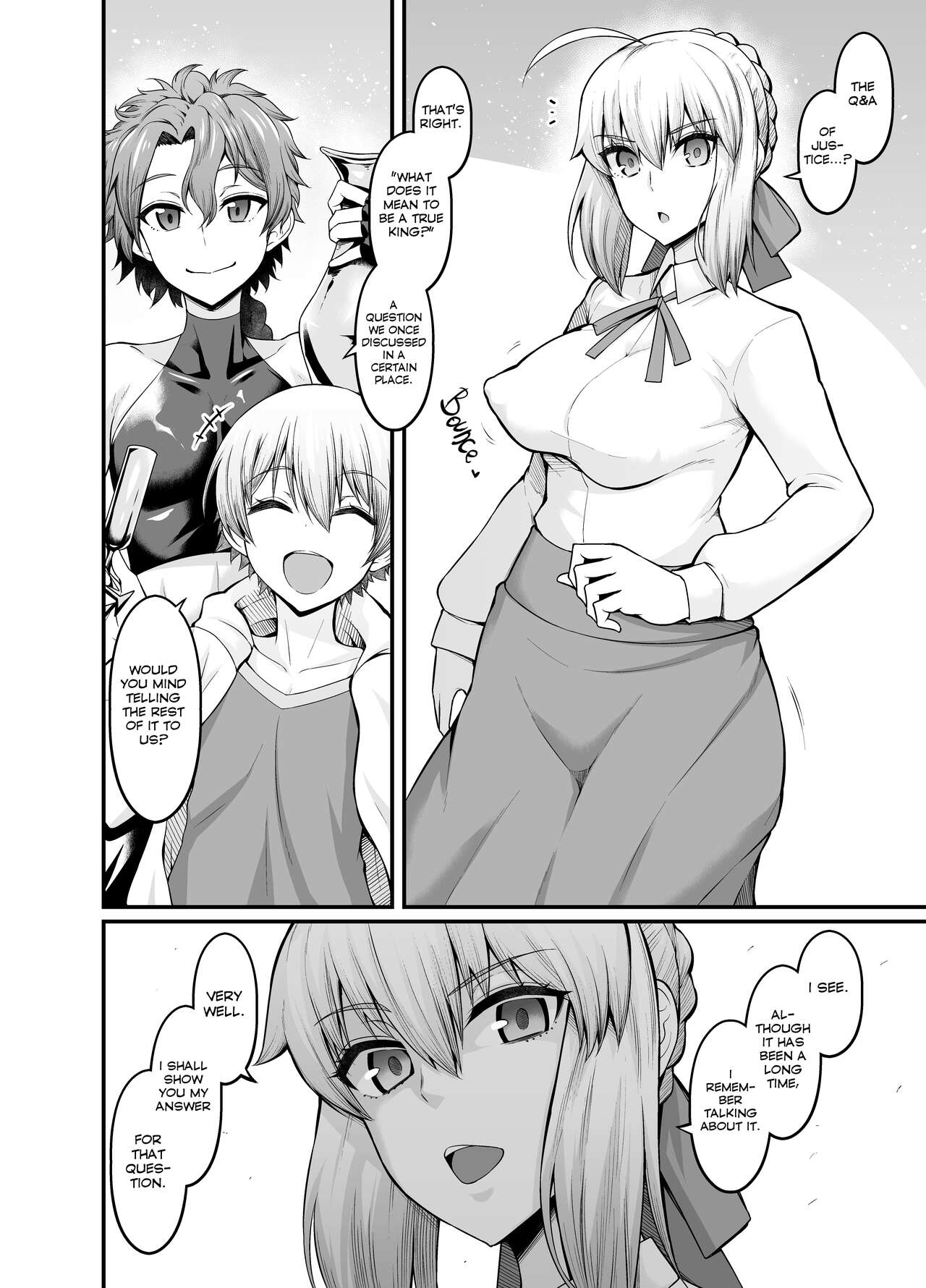 [Ankoman]Artoria (Saber), Seihai Mondou Futatabi | Saber Artoria, The Q&A of Judgement Begins!(Fate/Grand Order) [English] [hardcase8translates] Page 2