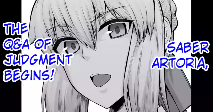 [Ankoman]Artoria (Saber), Seihai Mondou Futatabi | Saber Artoria, The Q&A of Judgement Begins!(Fate/Grand Order) [English] [hardcase8translates]