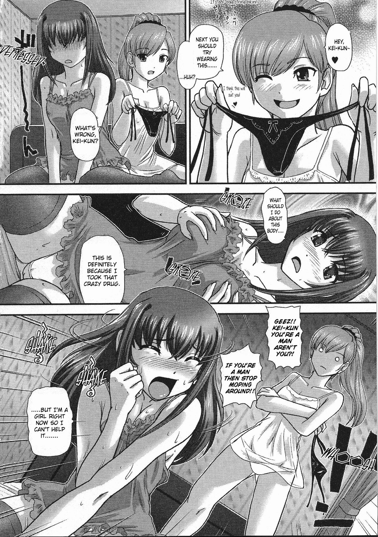 [Q]Boku no First XX(Nyotaika Dynamites! 4) [English] [Anonyboobs] [Decensored] Page 4