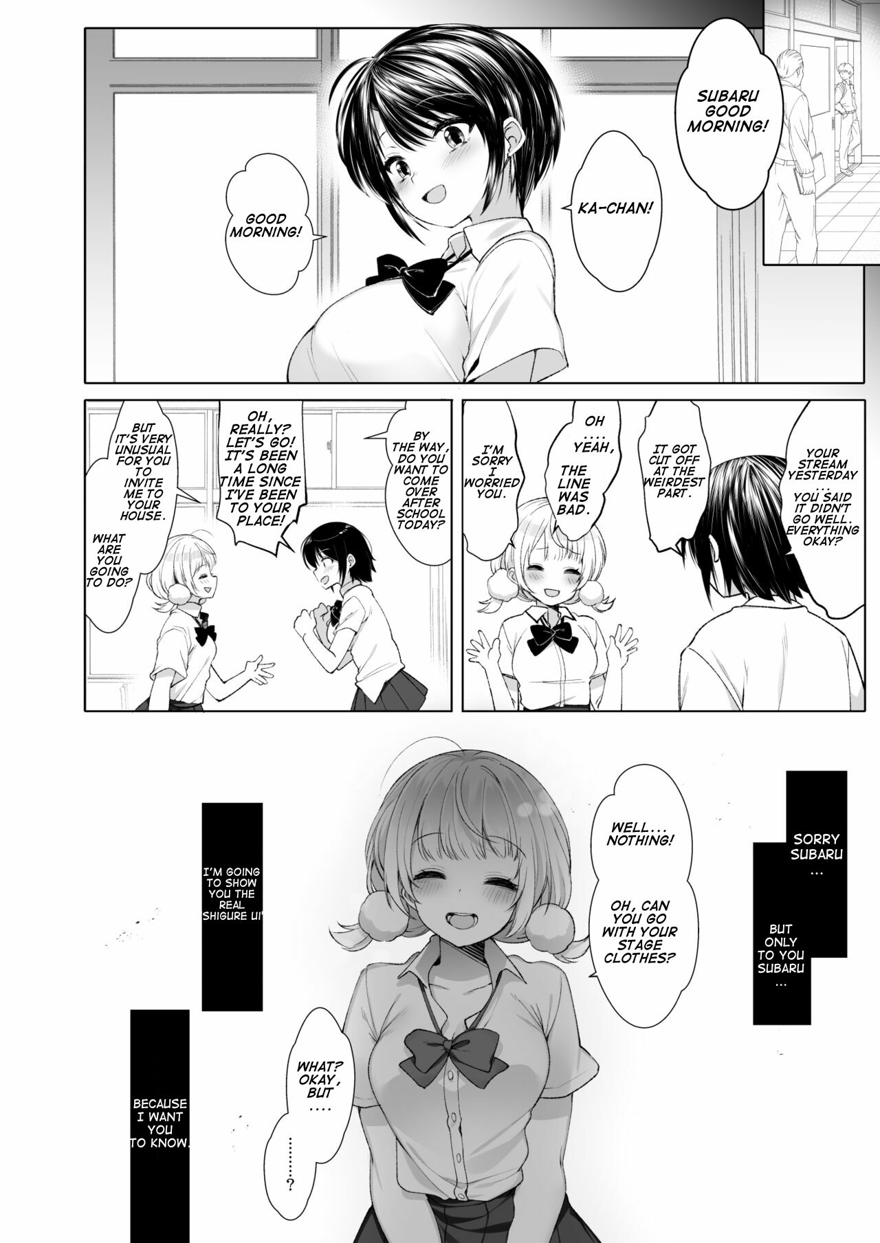 [French letter (Fujisaki Hikari)]Idol Haishinsha Shigure Ui -Himitsu no Douga Haishin-(Shigure Ui) [English] [Rough Translation] [Digital] Page 28
