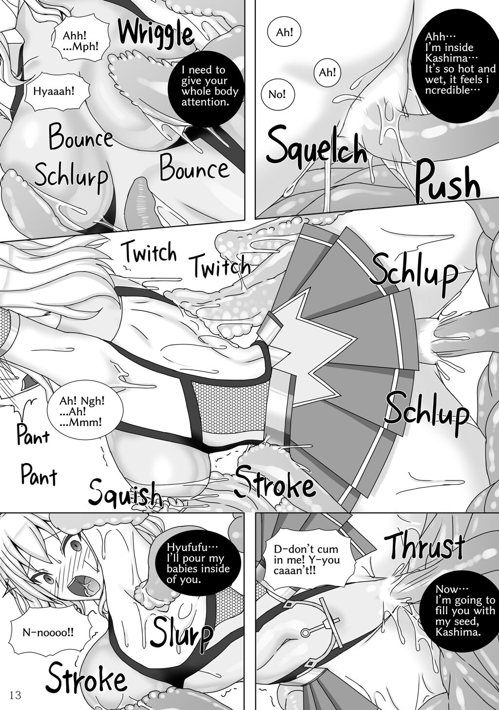 [Misty Wind (Kirishima Fuuki)]Taimakan Kashima ~Sennyuu Ninmu Shippai Hen~ | Taimakan Kashima Failed Infiltration(Kantai Collection -KanColle-) [English] [Digital] Page 14