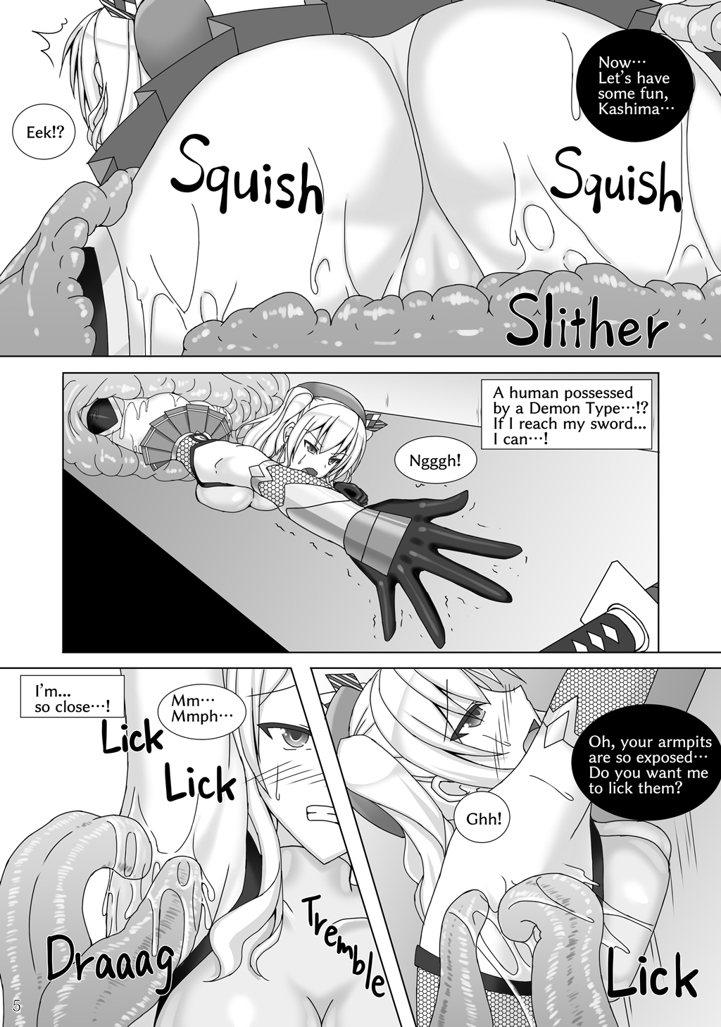 [Misty Wind (Kirishima Fuuki)]Taimakan Kashima ~Sennyuu Ninmu Shippai Hen~ | Taimakan Kashima Failed Infiltration(Kantai Collection -KanColle-) [English] [Digital] Page 6