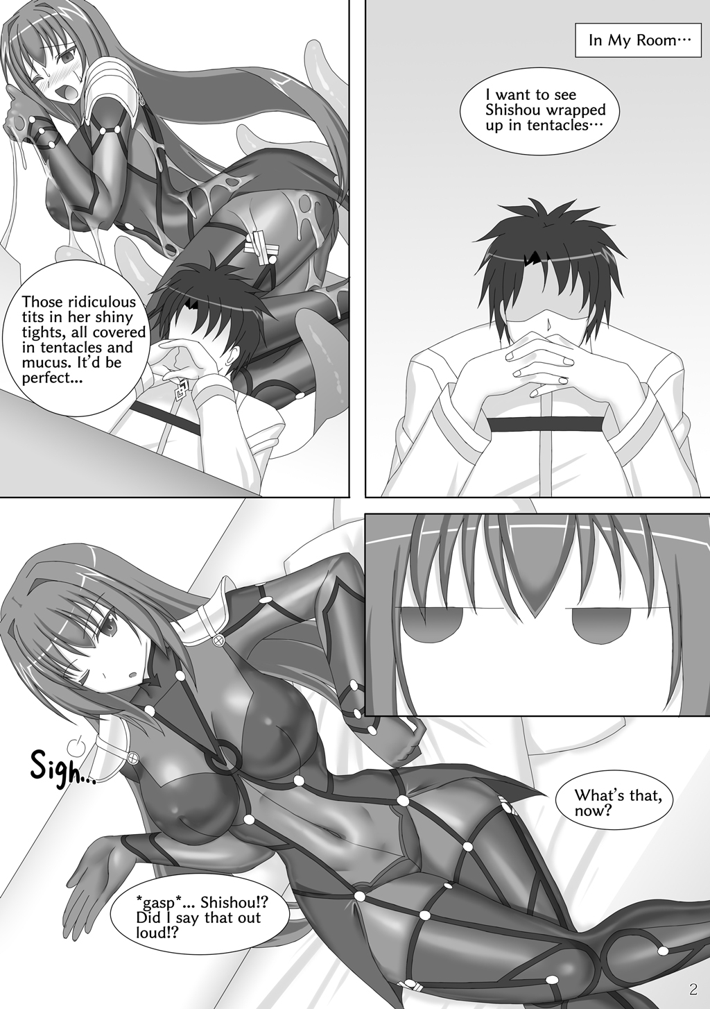 [Misty Wind (Kirishima Fuuki)]Shishou ga Kaima ni Nurunuru ni Sareru Hon | The Sea Demon Slimes Up Shishou(Fate/Grand Order) [English] [Digital] Page 3