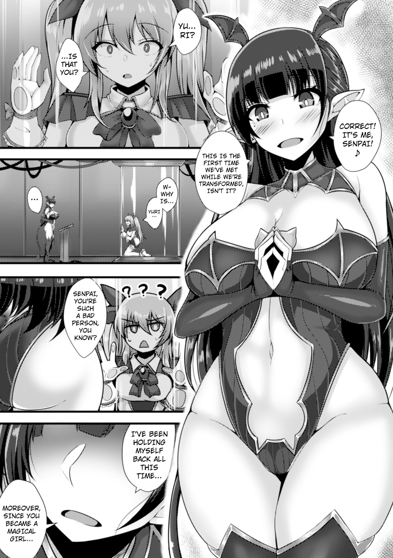 [Takanotume]Mahou Shoujo wa Inma Kaizou no Yume o Miru ka? | Does the Magical Girl Dream About Being Turned Into a Succubus?(2D Comic Magazine Capsule Kan Seigi no Heroine Mesu Ochi Jikken! Vol. 2) [English] [Kuraudo] [Digital] Page 5