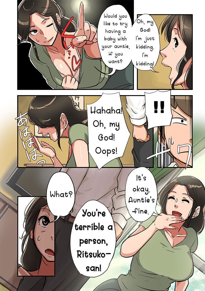 [Mokuzou]Irresponsibly impregnate an aunt who wants a child. Page 10