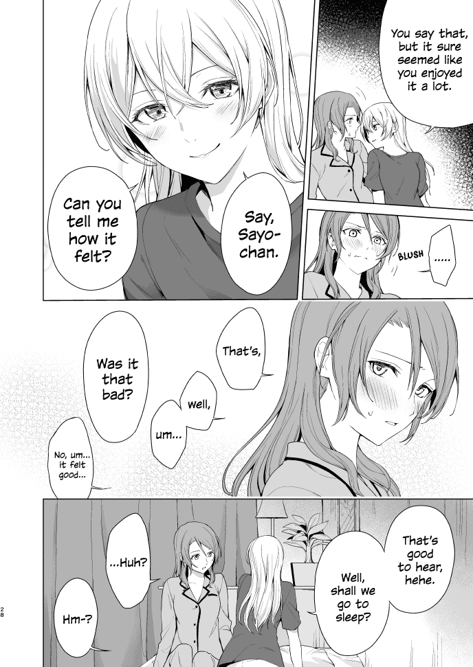 [Tatakai no Kiseki (Senyuu)]SayoChisa ga Echhi na Koto Suru Hon | A Story of SayoChisa Doing Lewd Stuff(BanG Dream!) [Digital] [English] [MMAG Translations] Page 27