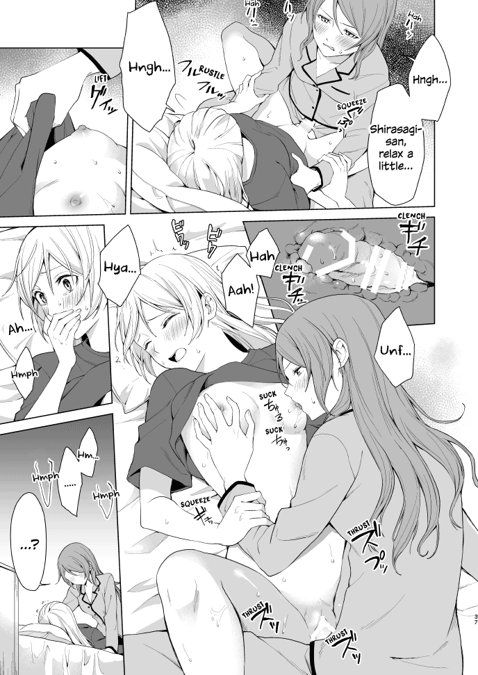 [Tatakai no Kiseki (Senyuu)]SayoChisa ga Echhi na Koto Suru Hon | A Story of SayoChisa Doing Lewd Stuff(BanG Dream!) [Digital] [English] [MMAG Translations] Page 36