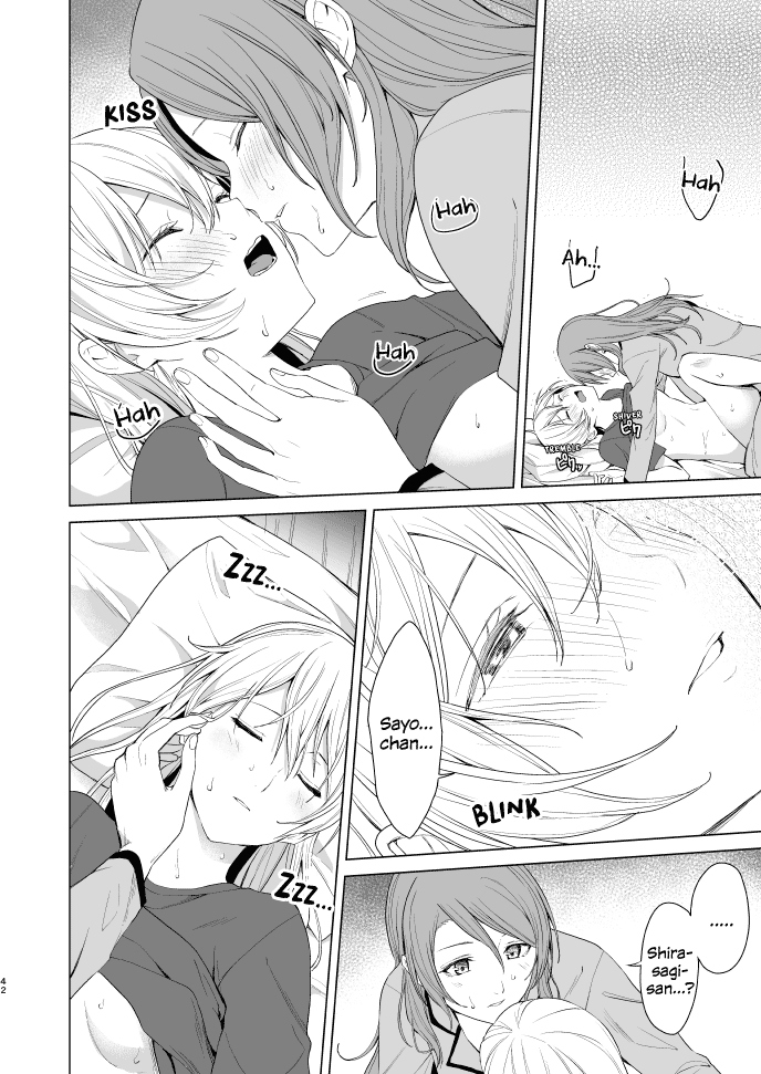 [Tatakai no Kiseki (Senyuu)]SayoChisa ga Echhi na Koto Suru Hon | A Story of SayoChisa Doing Lewd Stuff(BanG Dream!) [Digital] [English] [MMAG Translations] Page 41
