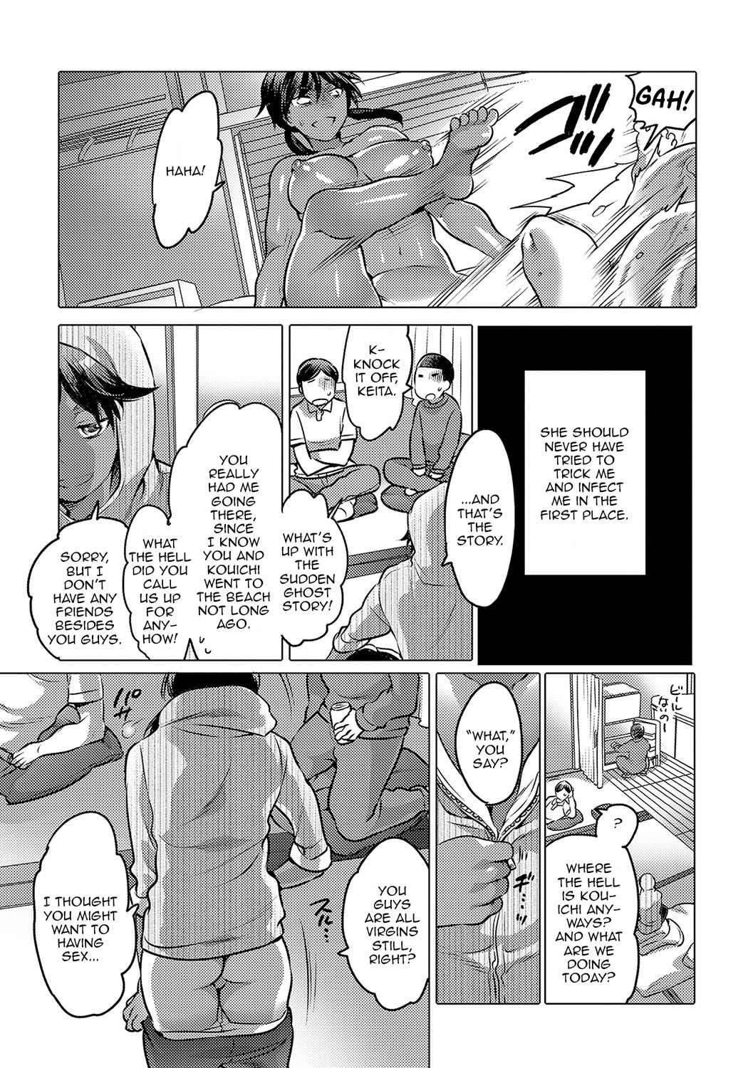 [Inochi Wazuka]Noroi no Mesuka Kaigan | The Cursed, Female Transformation Beach(Nyotaika! Monogatari 4) [English] [Zero Translations] [Decensored] [Digital] Page 23