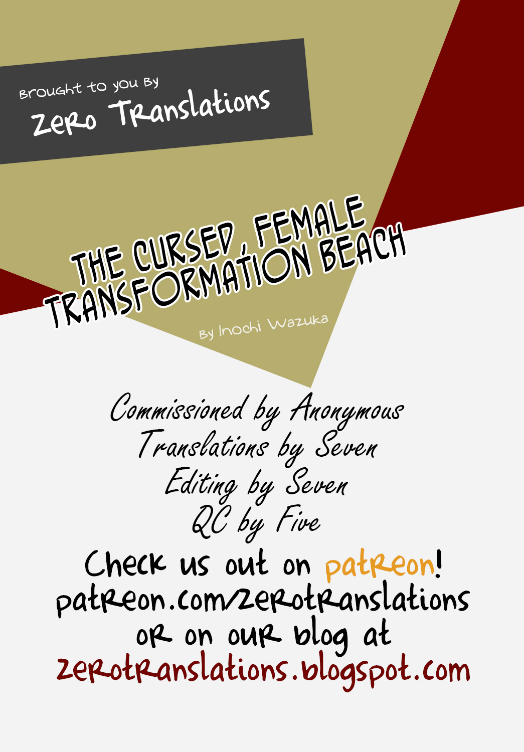 [Inochi Wazuka]Noroi no Mesuka Kaigan | The Cursed, Female Transformation Beach(Nyotaika! Monogatari 4) [English] [Zero Translations] [Decensored] [Digital] Page 25