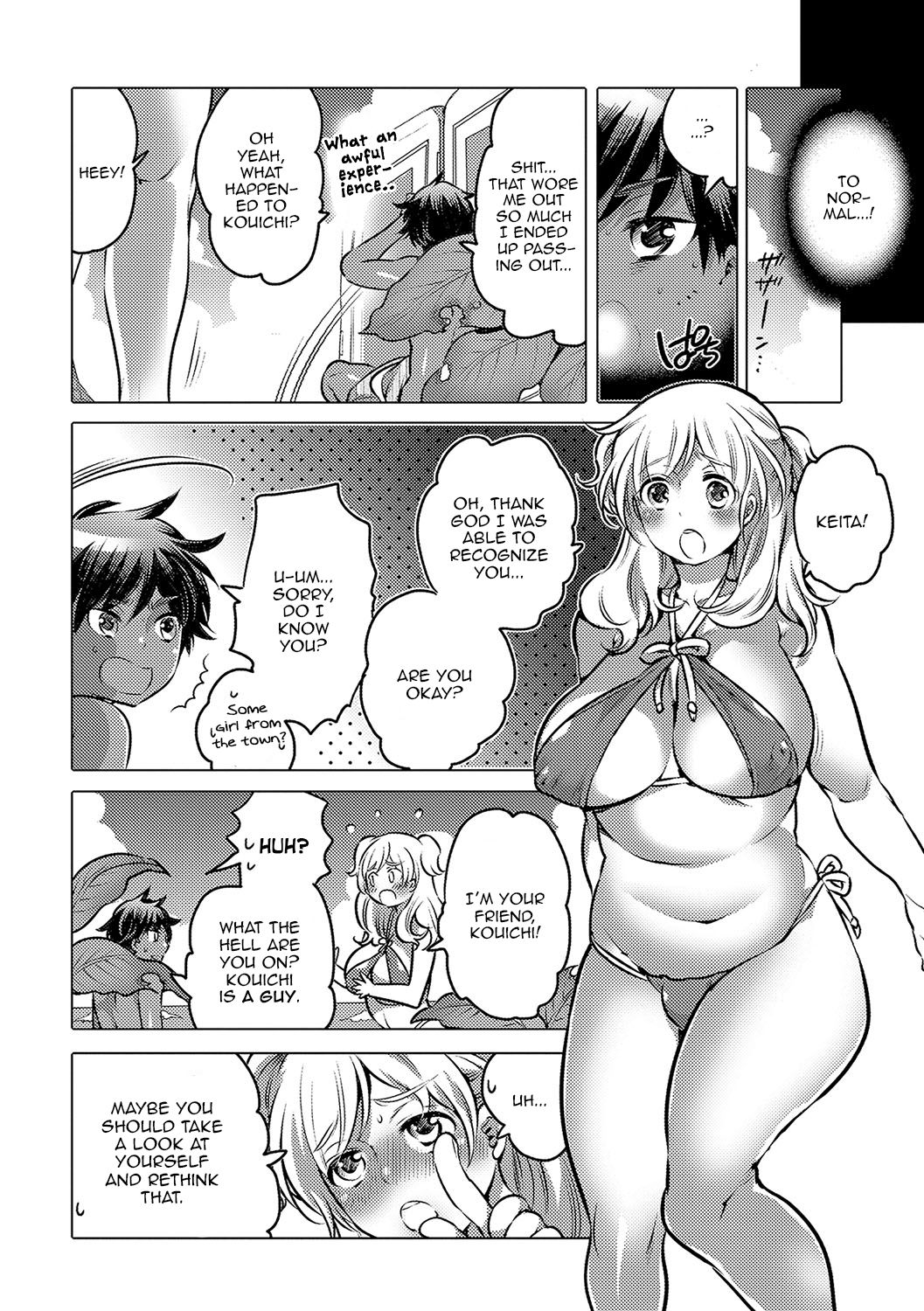 [Inochi Wazuka]Noroi no Mesuka Kaigan | The Cursed, Female Transformation Beach(Nyotaika! Monogatari 4) [English] [Zero Translations] [Decensored] [Digital] Page 6