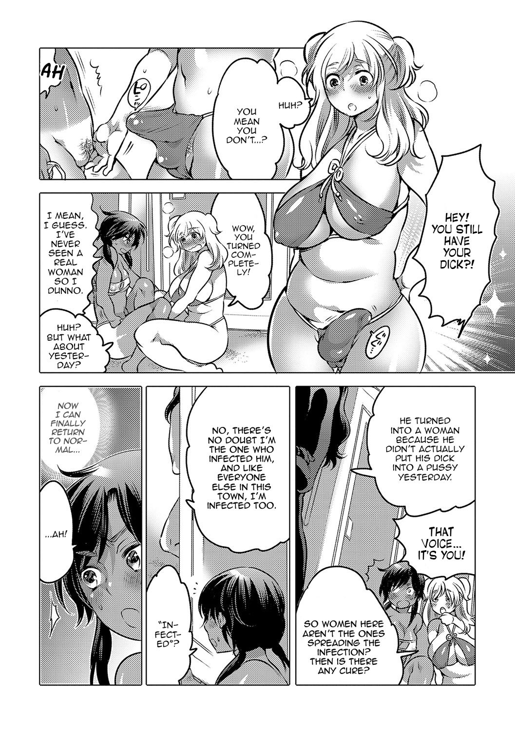 [Inochi Wazuka]Noroi no Mesuka Kaigan | The Cursed, Female Transformation Beach(Nyotaika! Monogatari 4) [English] [Zero Translations] [Decensored] [Digital] Page 8