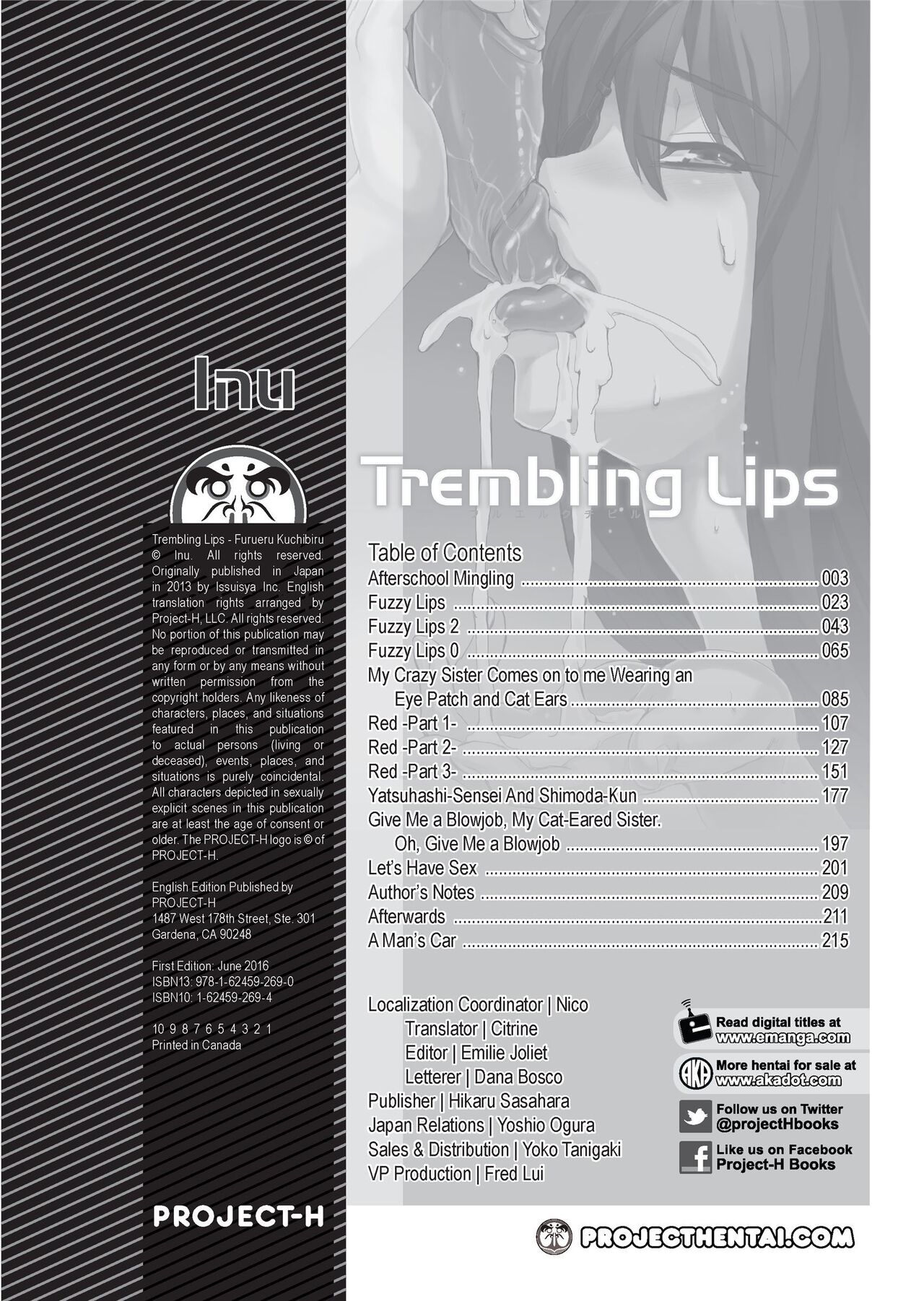 [Inu]Furueru Kuchibiru | Trembling Lips[English] [Project-H] [Uncensored] [Digital] Page 212