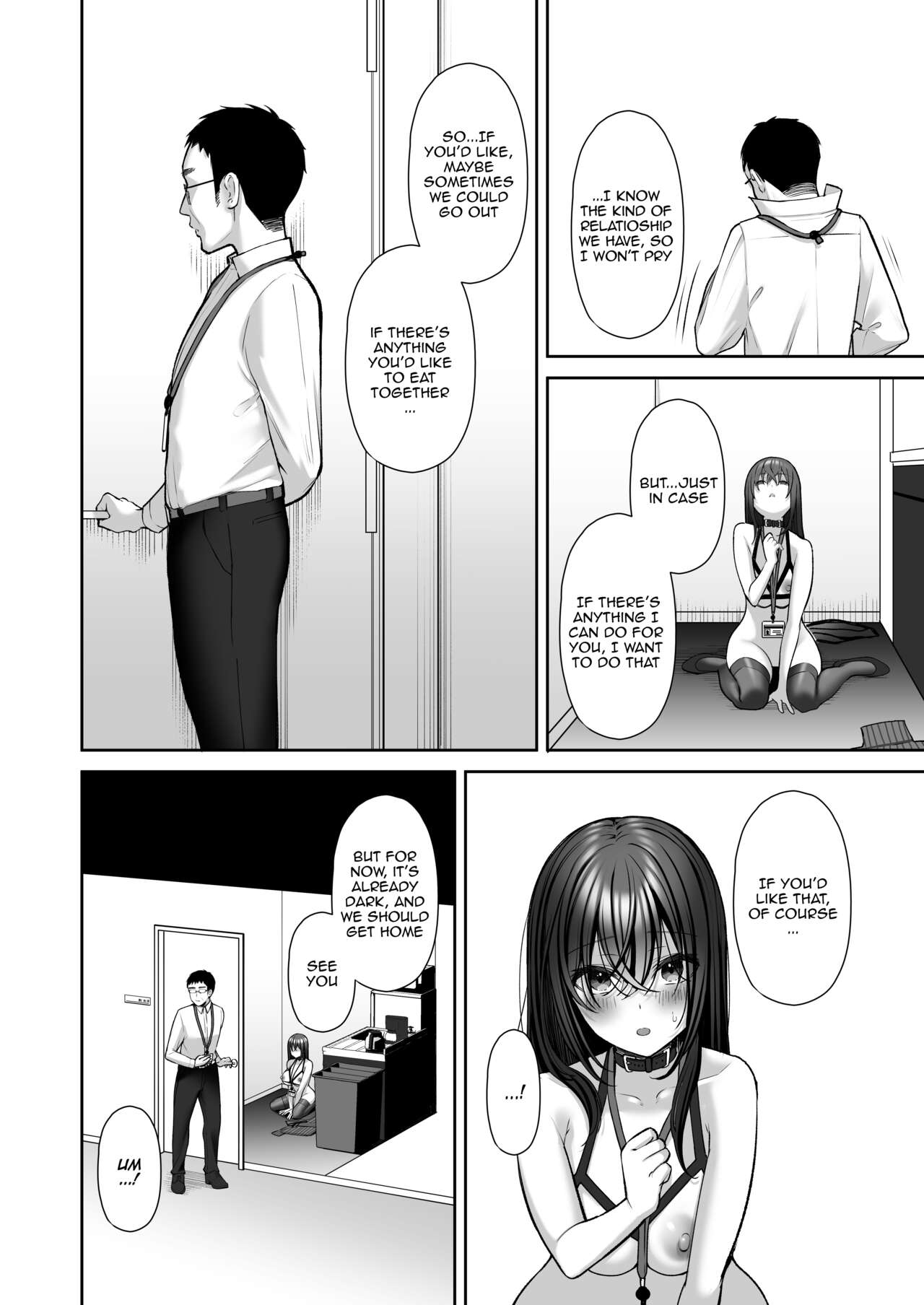 [Ichigo Crown (Yuzuri Ai)]Utakata 2 ~Uraaka DoM Haken OL Onaho Choukyou~ | An Office Lady's Behind The Scenes Masochistic Onahole Training 2[English] {Doujins.com} Page 46
